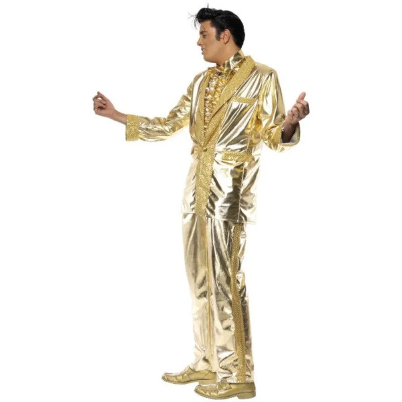 Elvis Gold Suit Costume