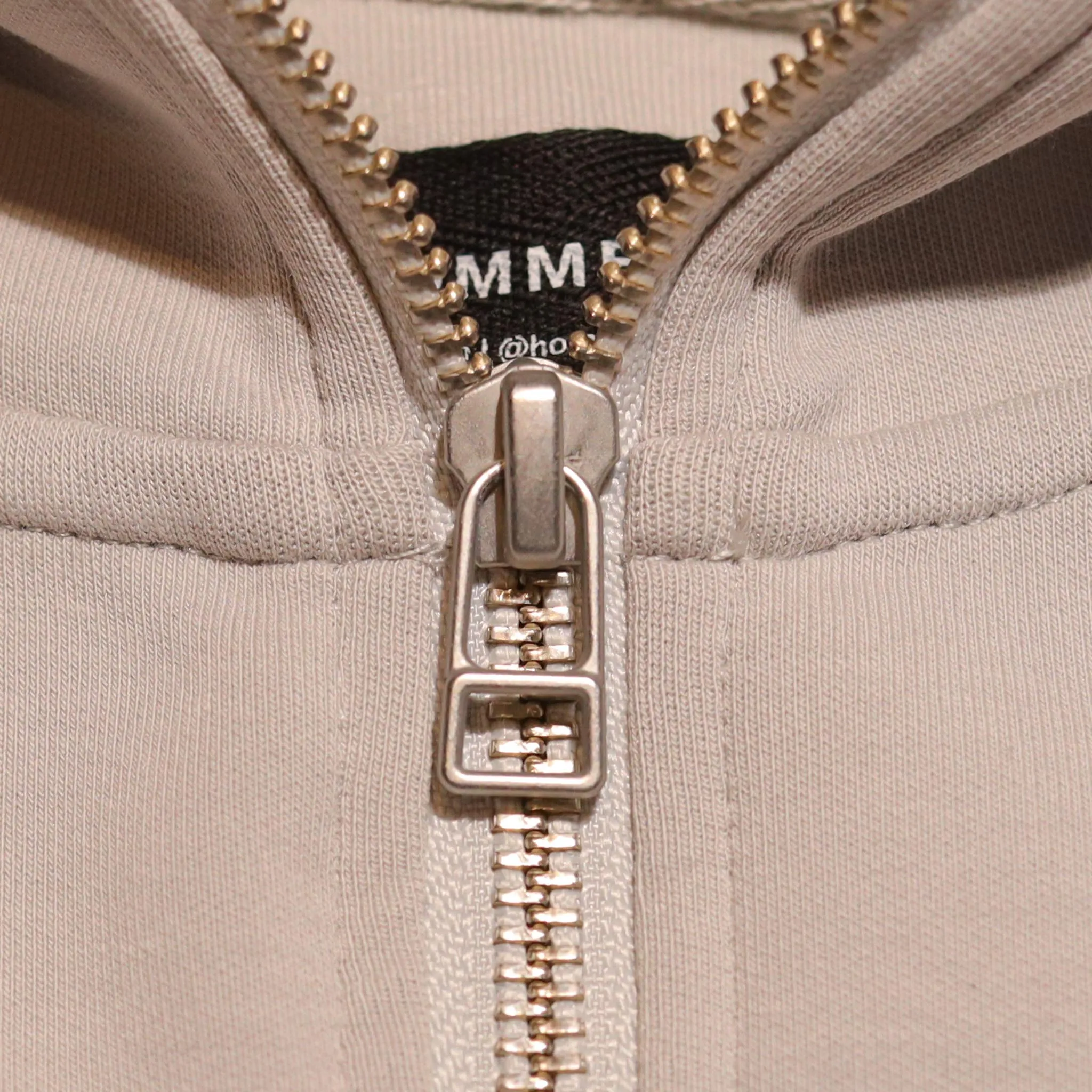 Embroidered H 2-Way Zip-Up Hoodie