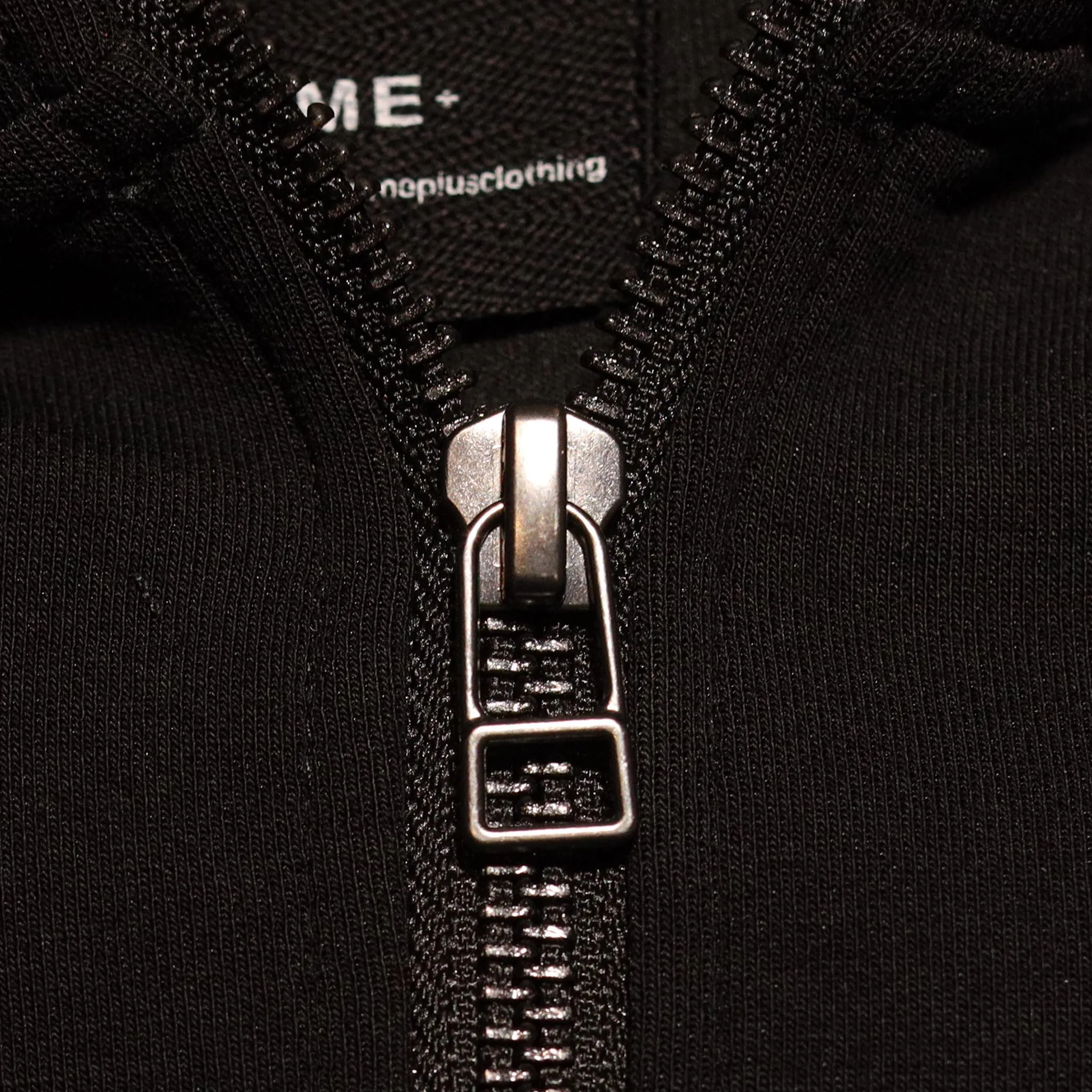 Embroidered H 2-Way Zip-Up Hoodie