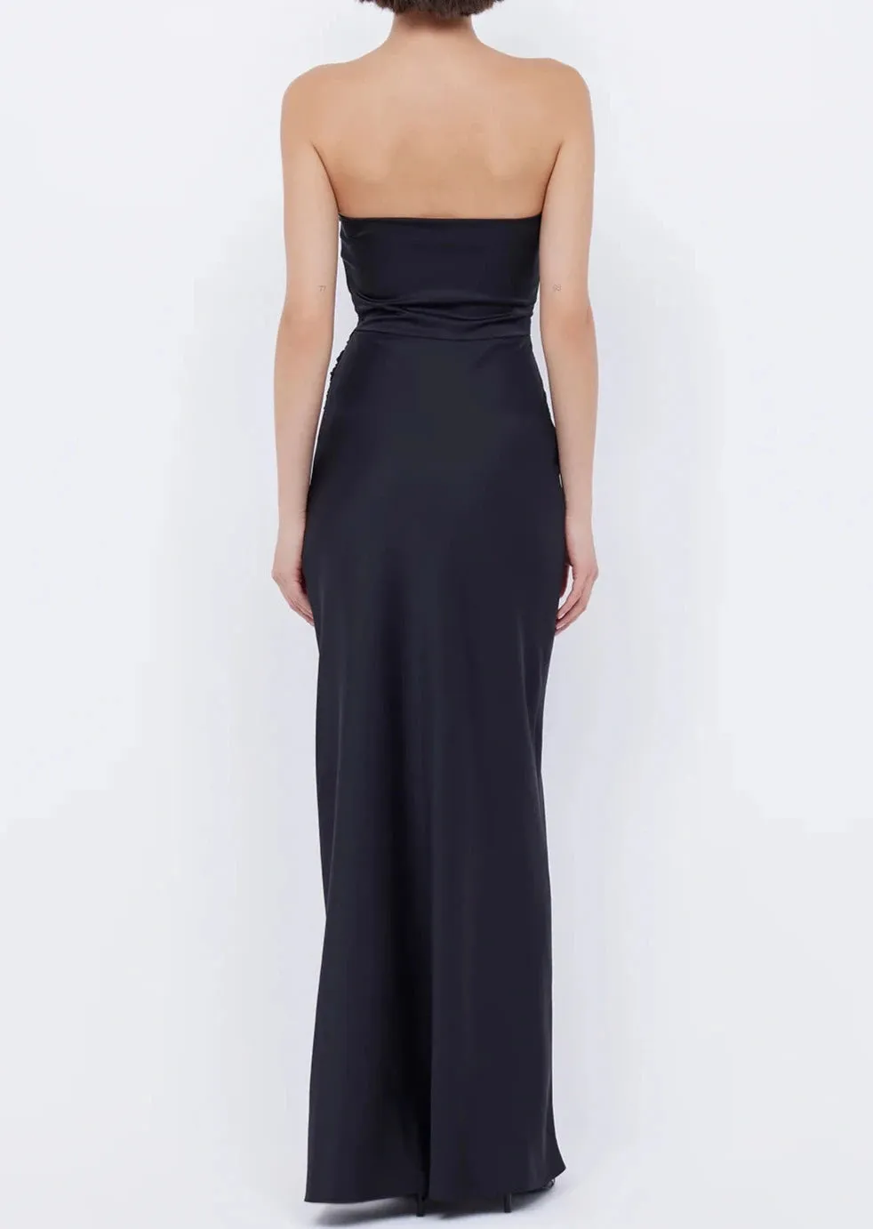 Emilia Strapless Dress - Black