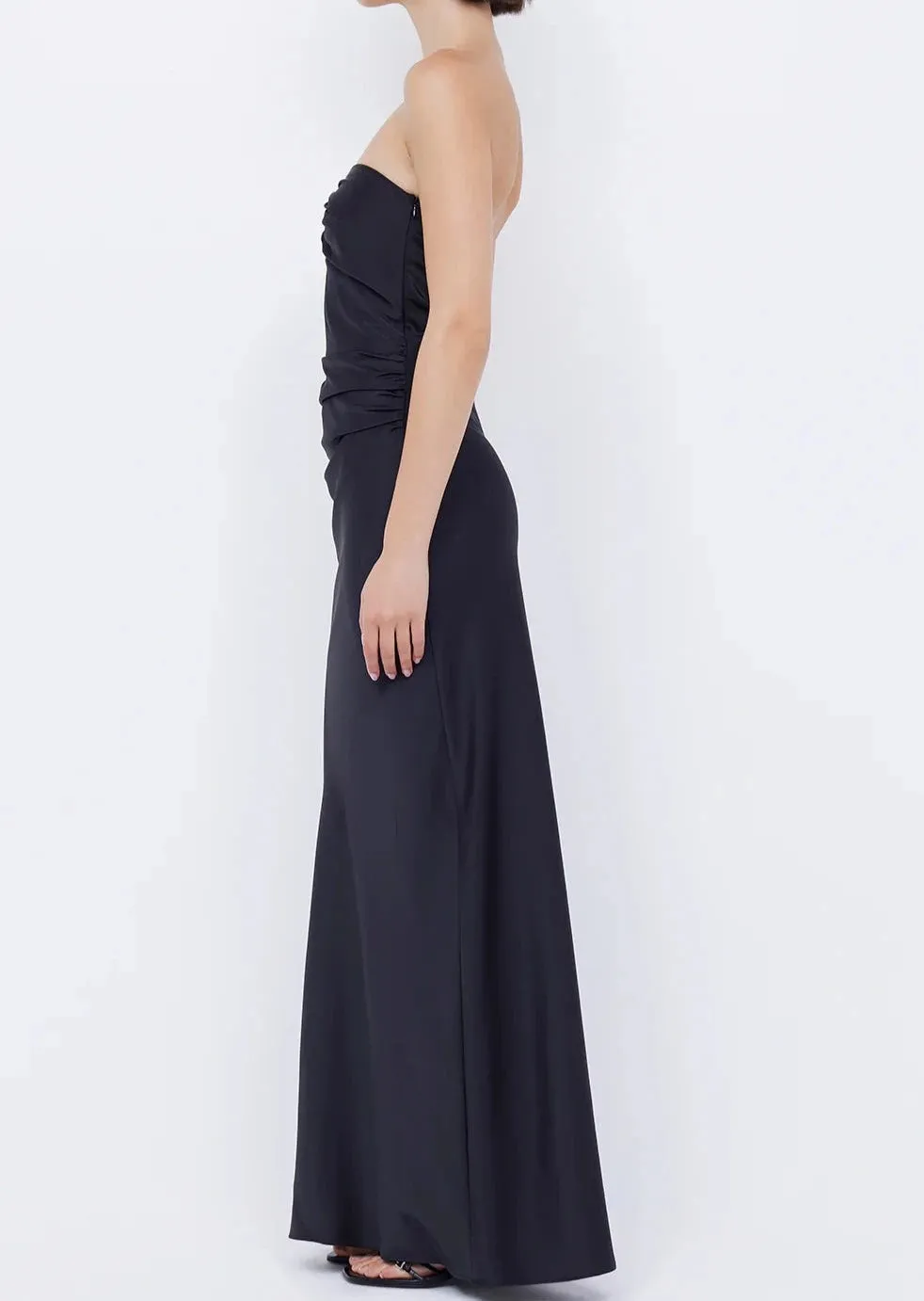 Emilia Strapless Dress - Black