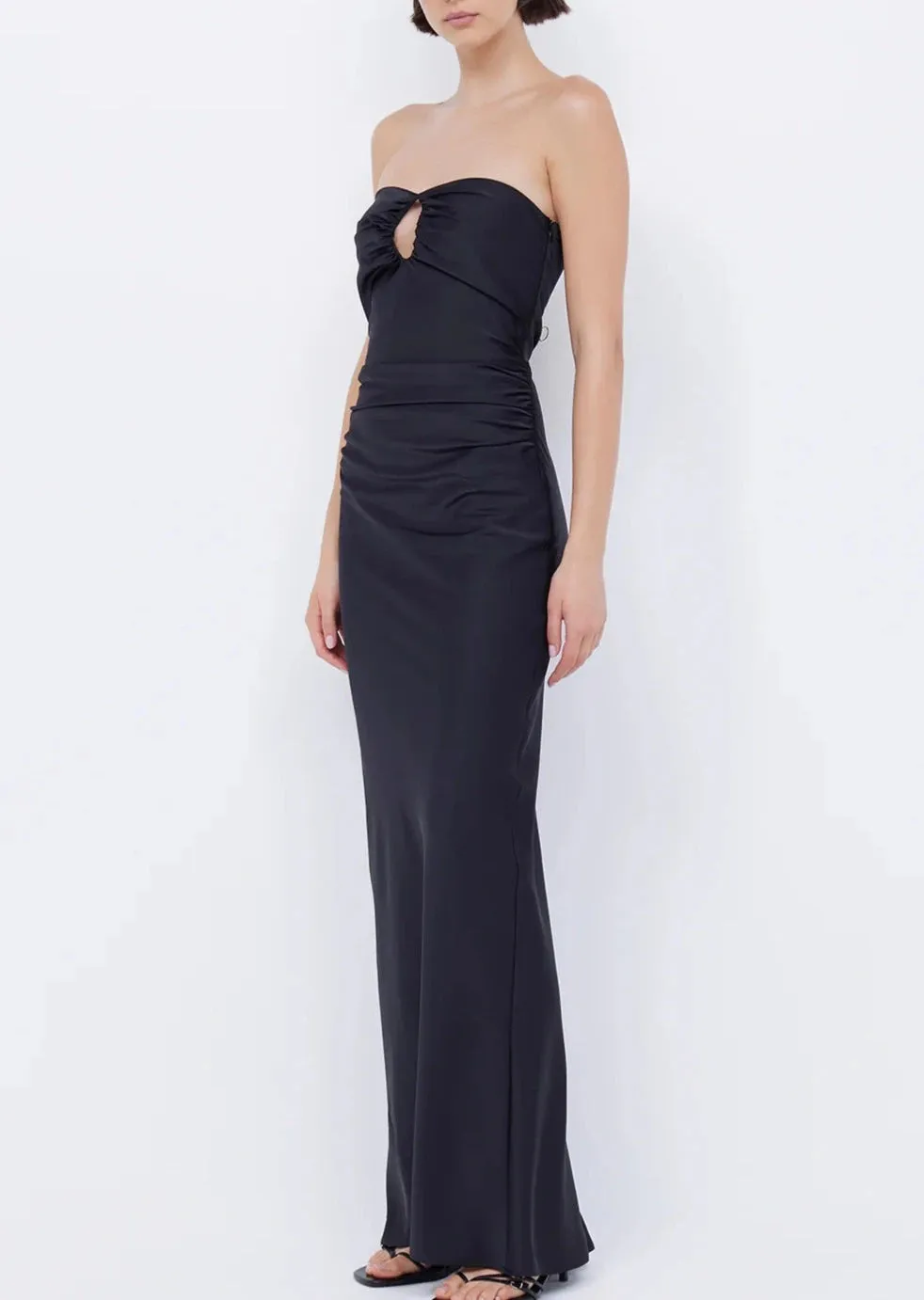 Emilia Strapless Dress - Black