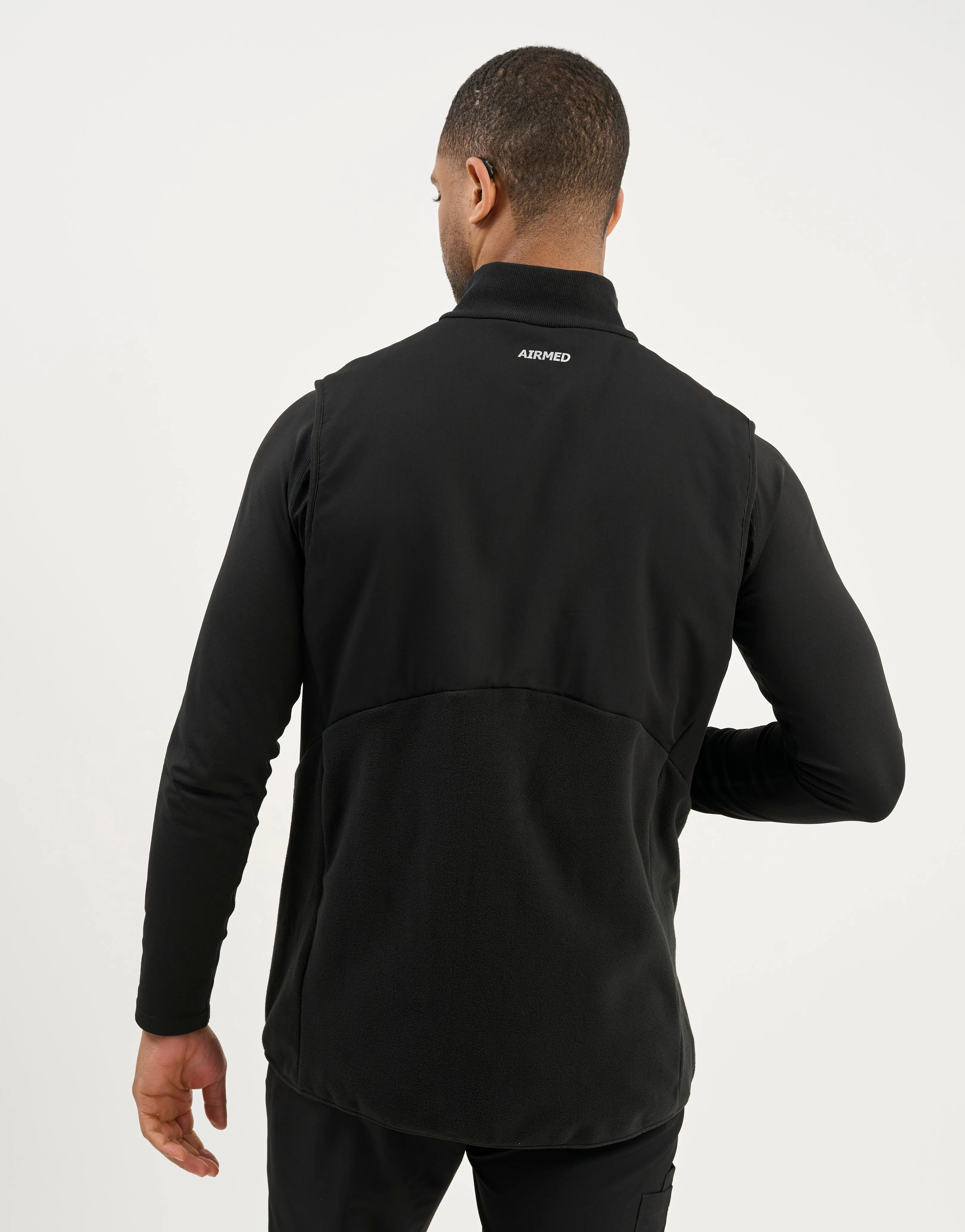 Essential Fleece Vest - Black