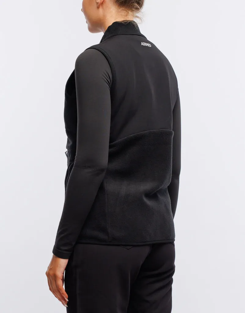 Essential Fleece Vest - Black