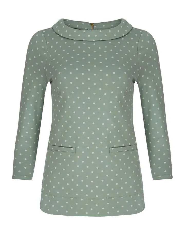 Eucalyptus Spot Bardot Top