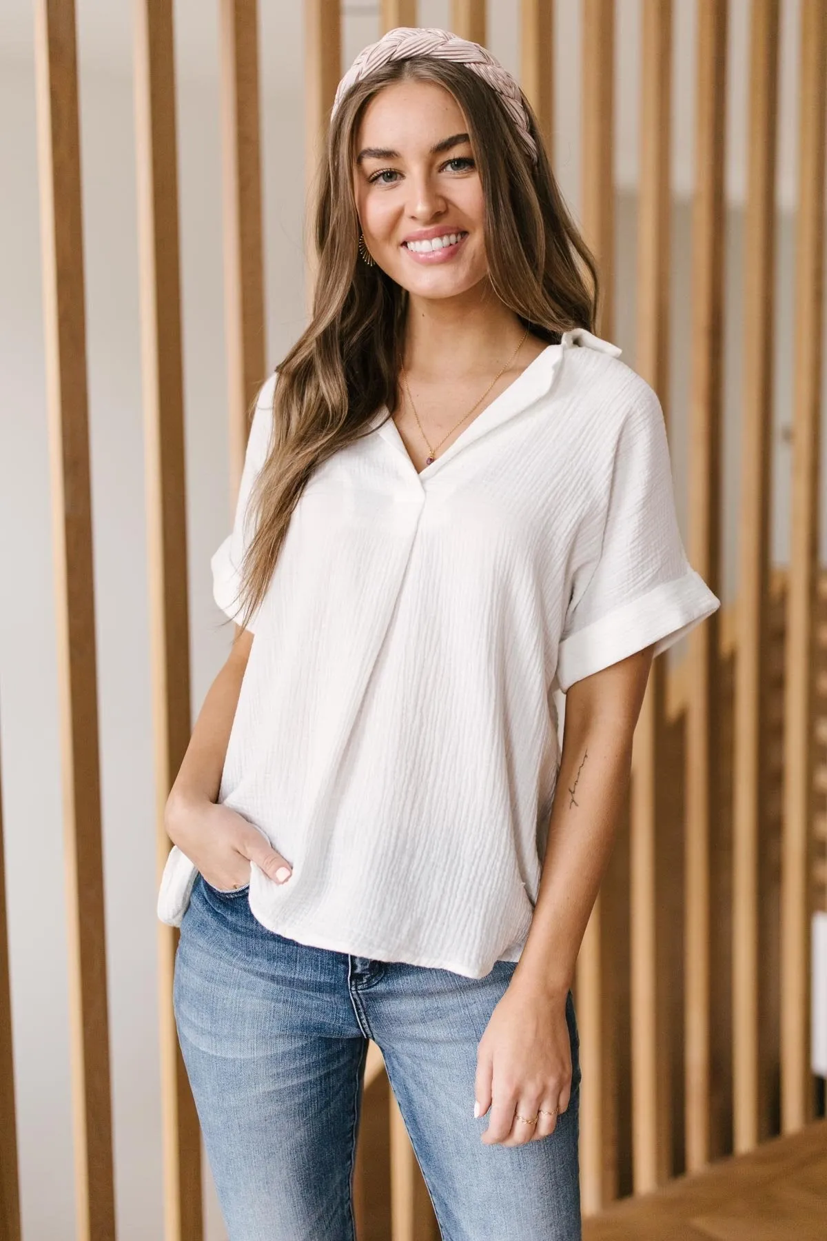 Everyday White Blouse