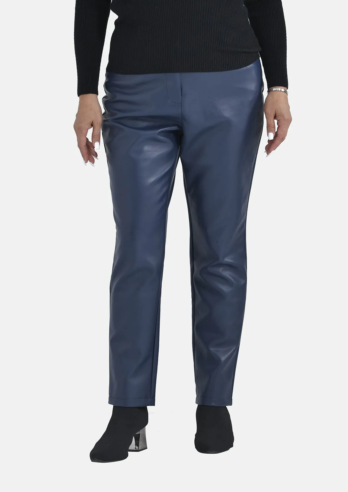 Faux Leather Trouser