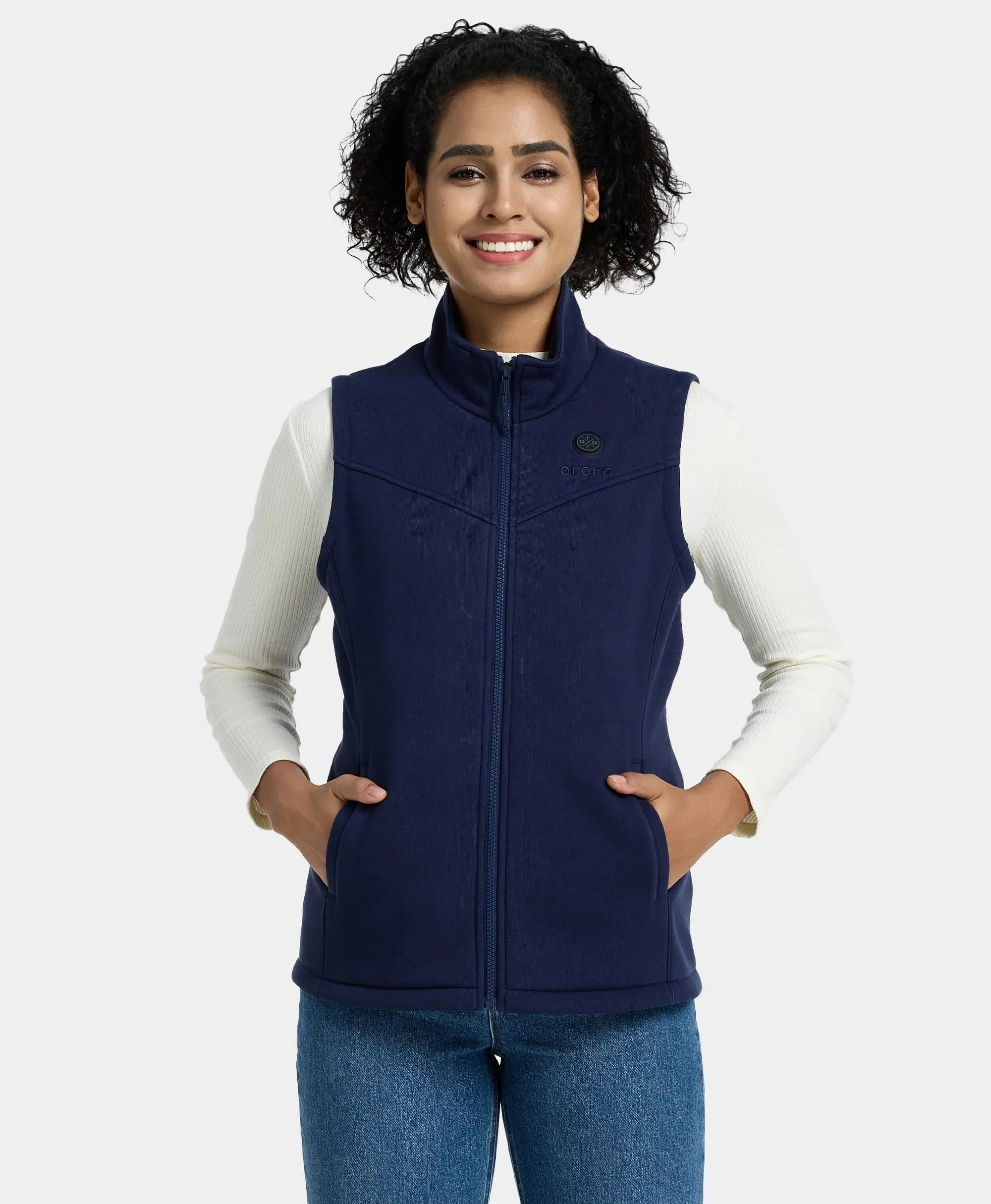 Final Sale - Women's Heated Fleece Vest - New Colors