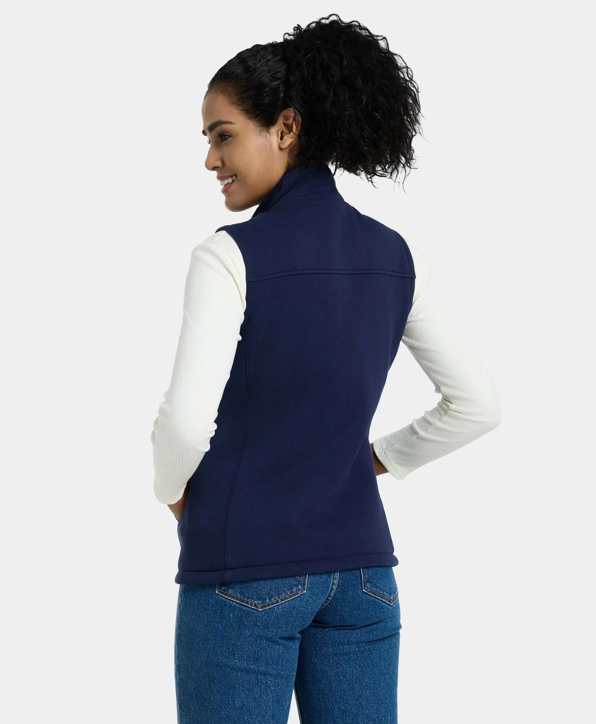 Final Sale - Women's Heated Fleece Vest - New Colors