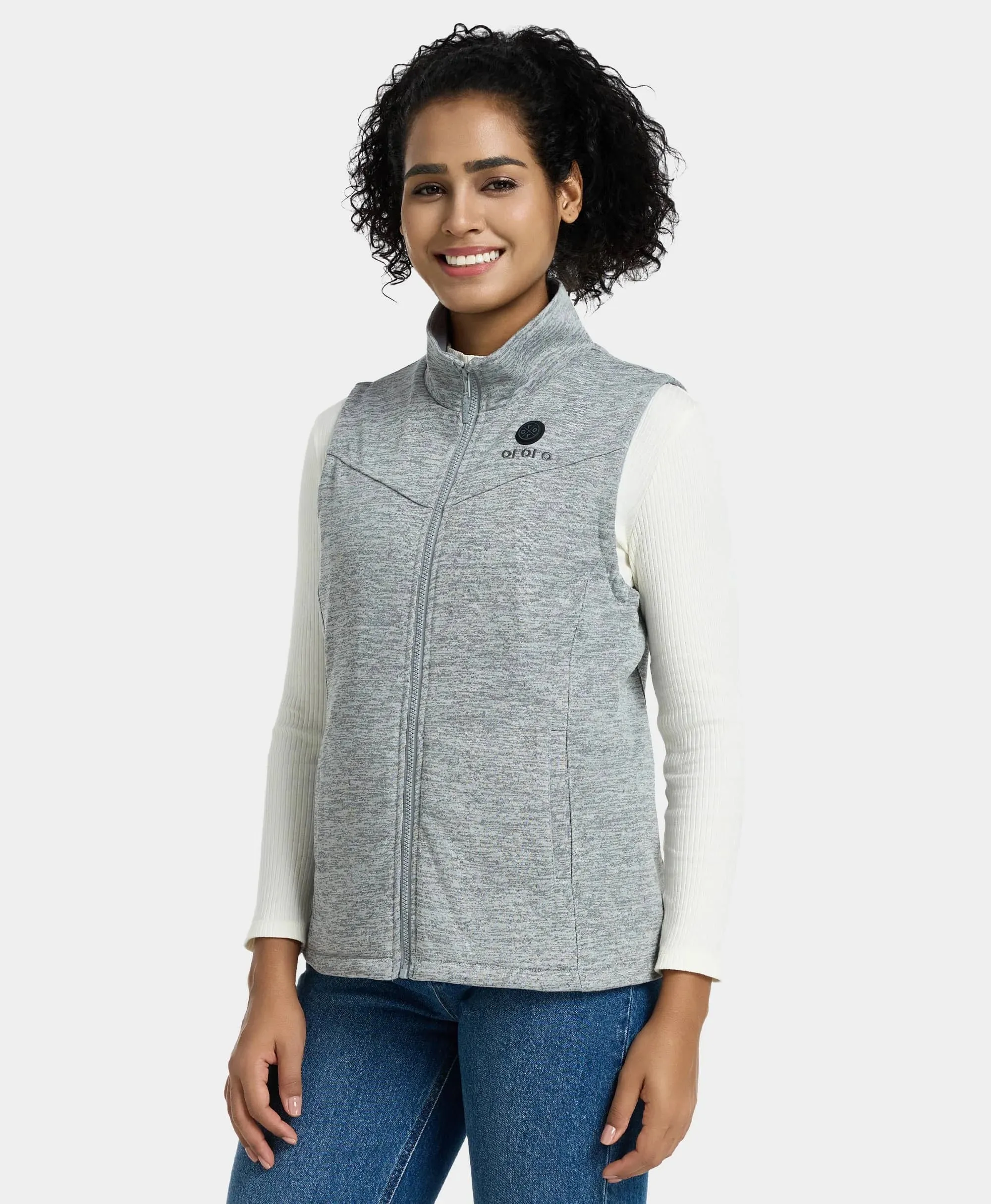 Final Sale - Women's Heated Fleece Vest - New Colors