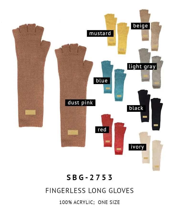 Fingerless Long Gloves