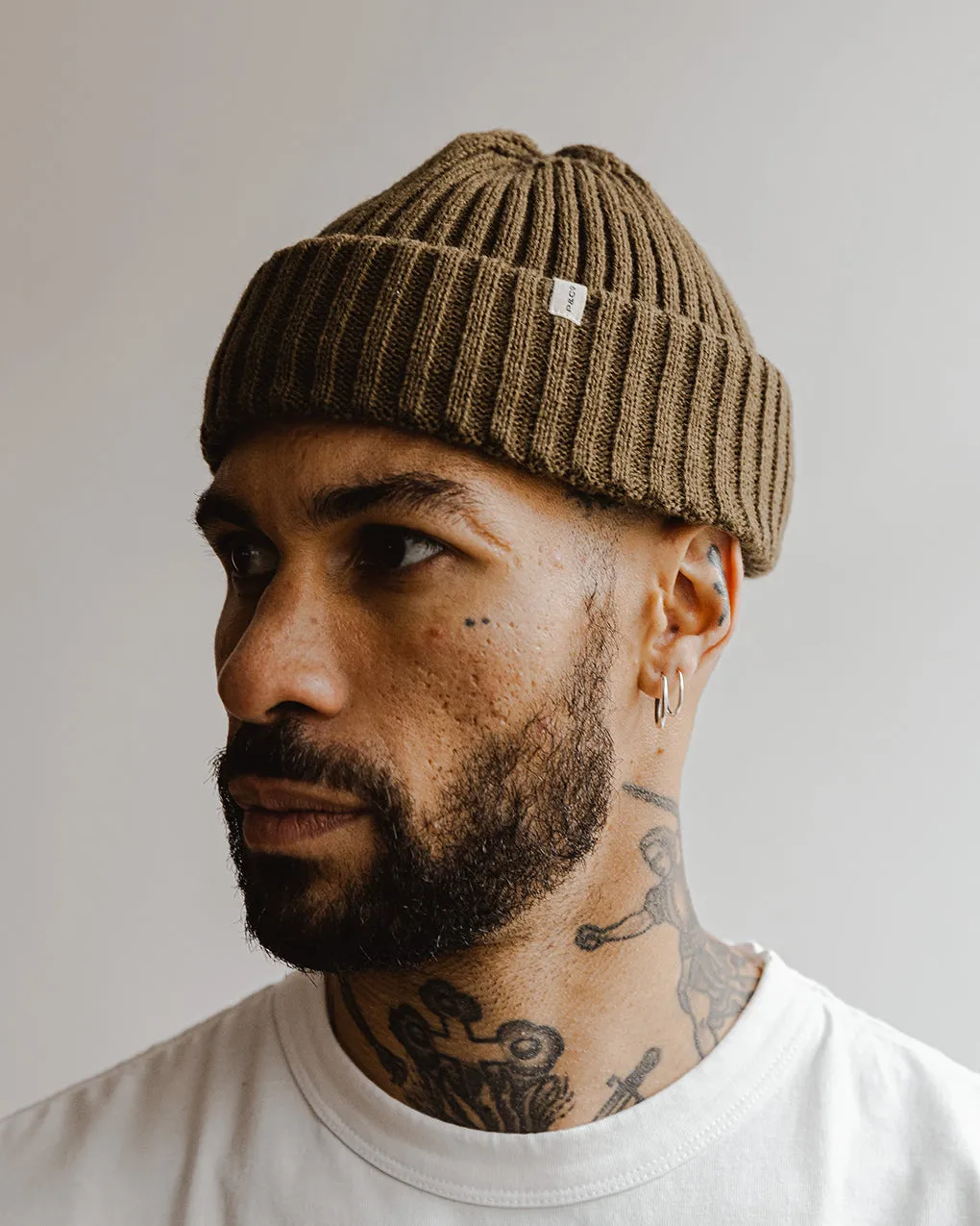 Fisherman Beanie - Olive