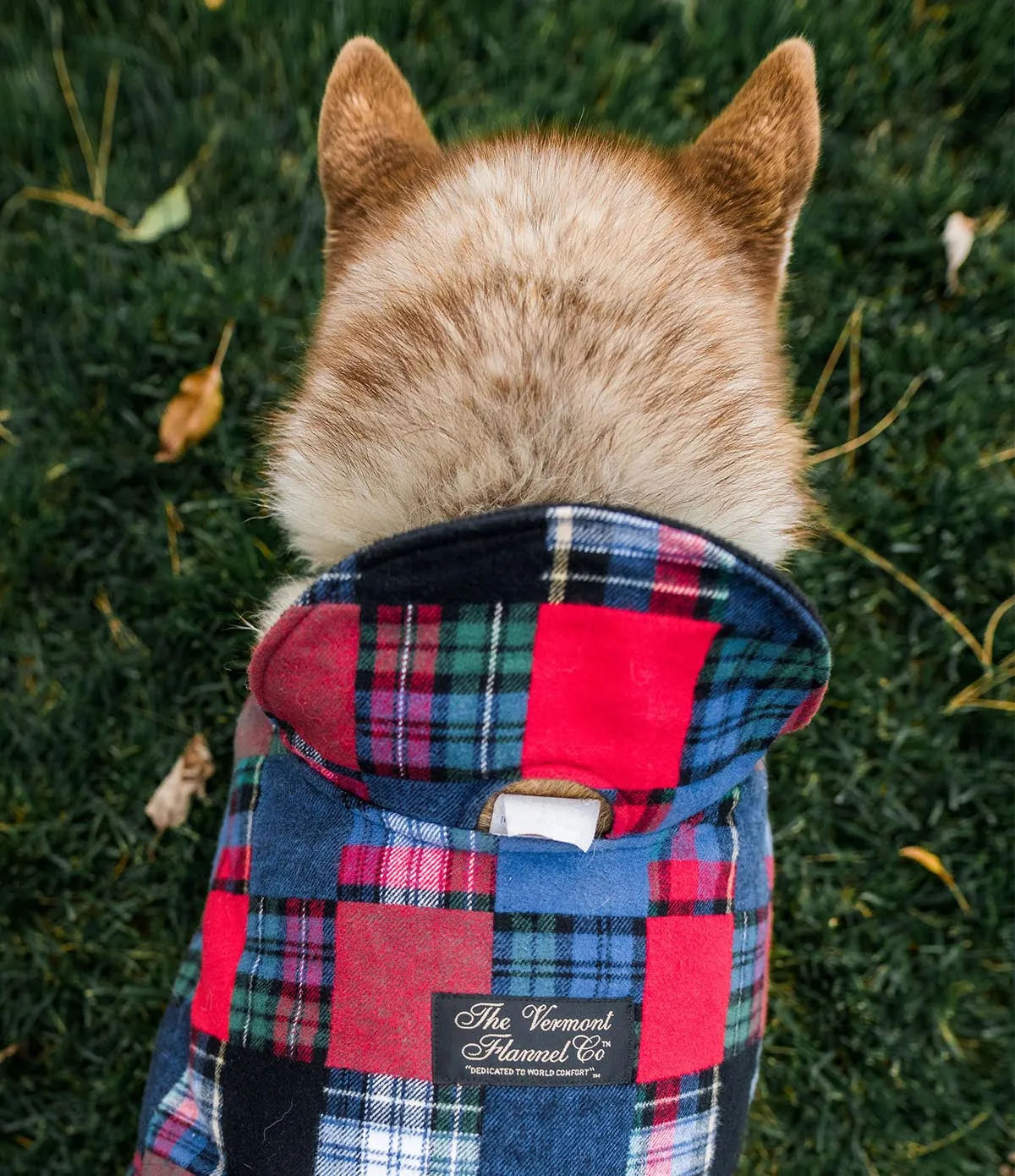 Flannel Dog Jacket - M