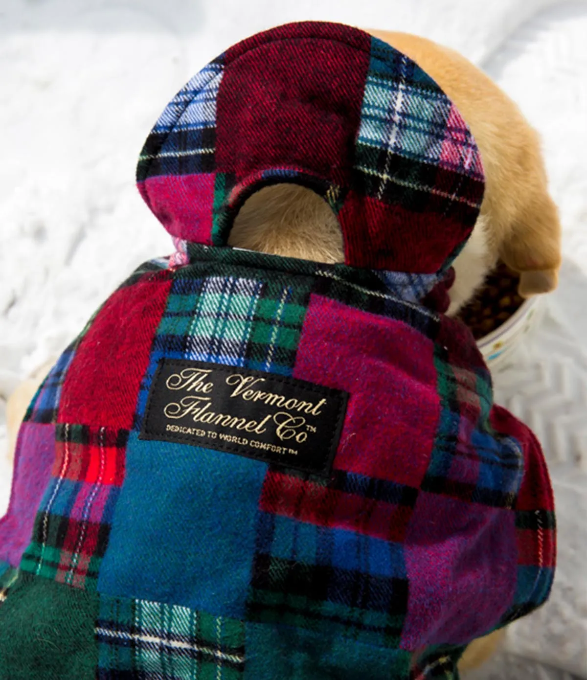 Flannel Dog Jacket - M