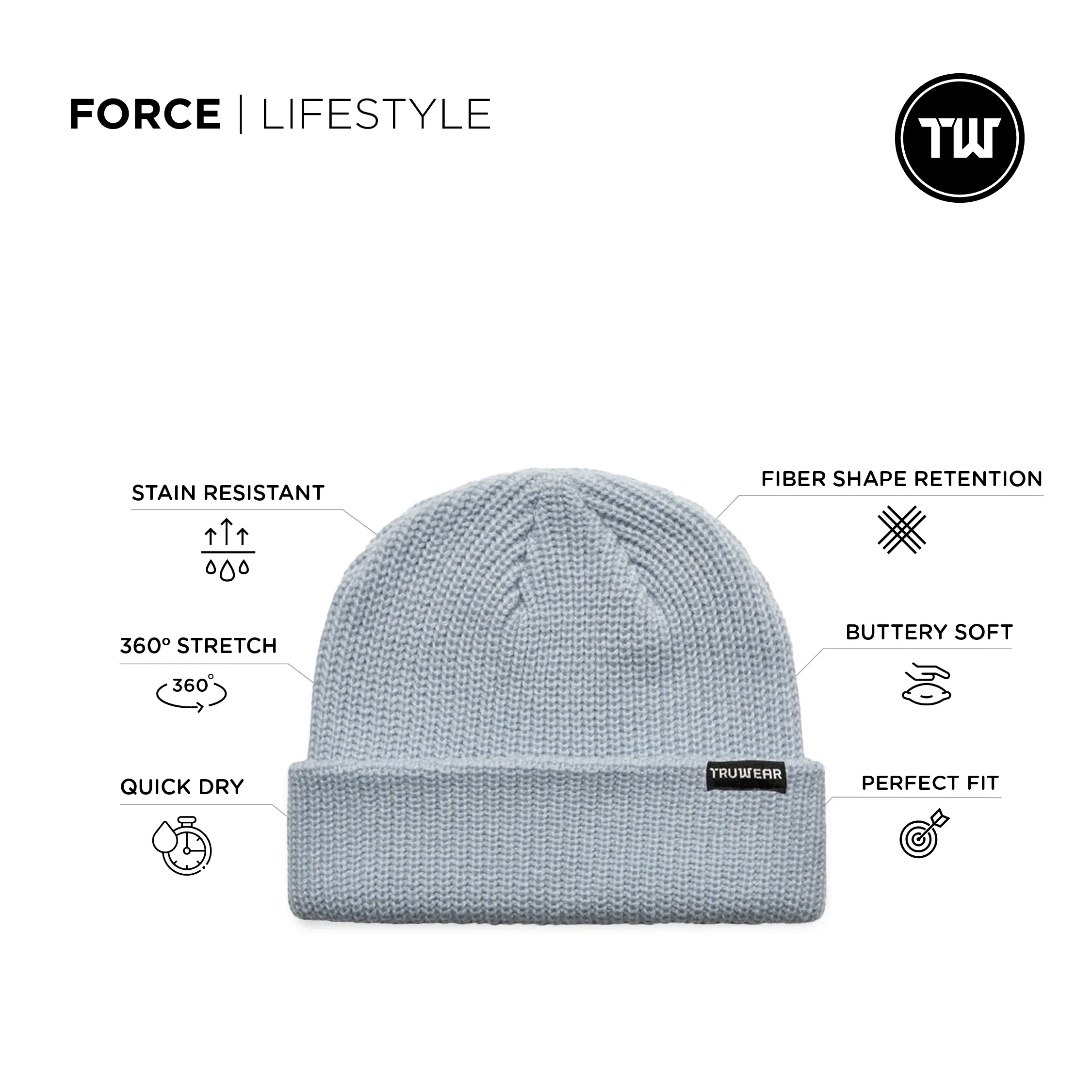 Force Lifestyle Light Blue Beanie