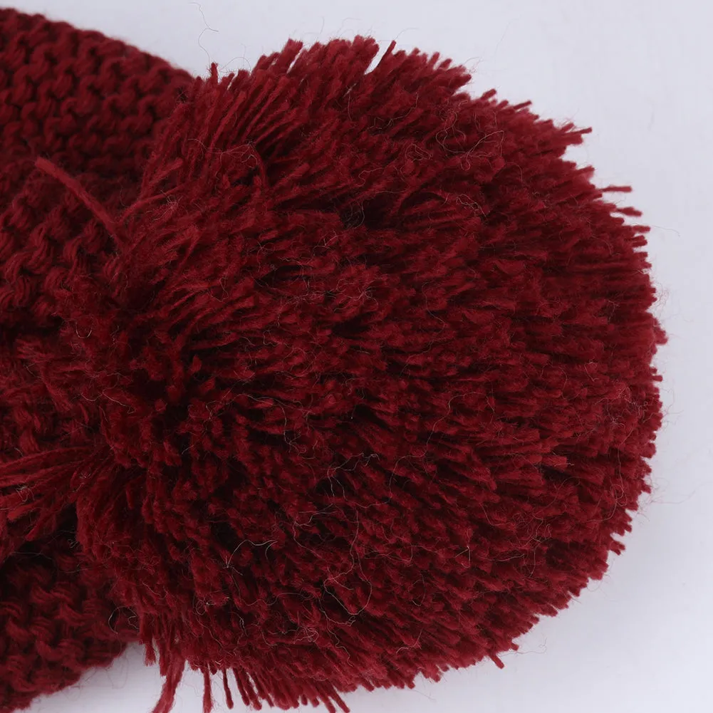 FURTALK Winter Women  Yarn Pom Pom HAT HTWL095