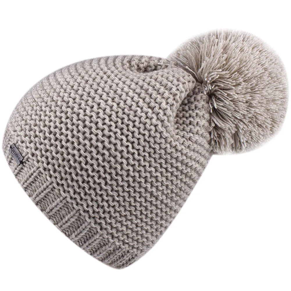 FURTALK Winter Women  Yarn Pom Pom HAT HTWL095