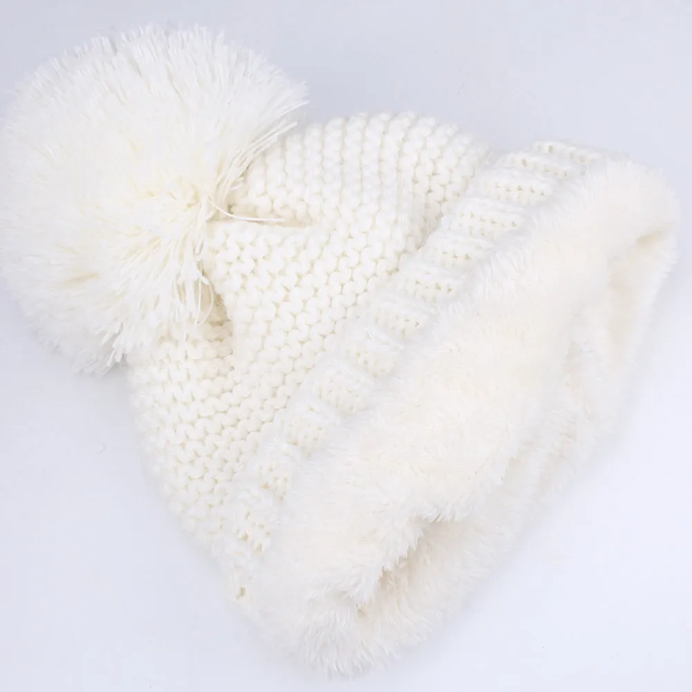 FURTALK Winter Women  Yarn Pom Pom HAT HTWL095