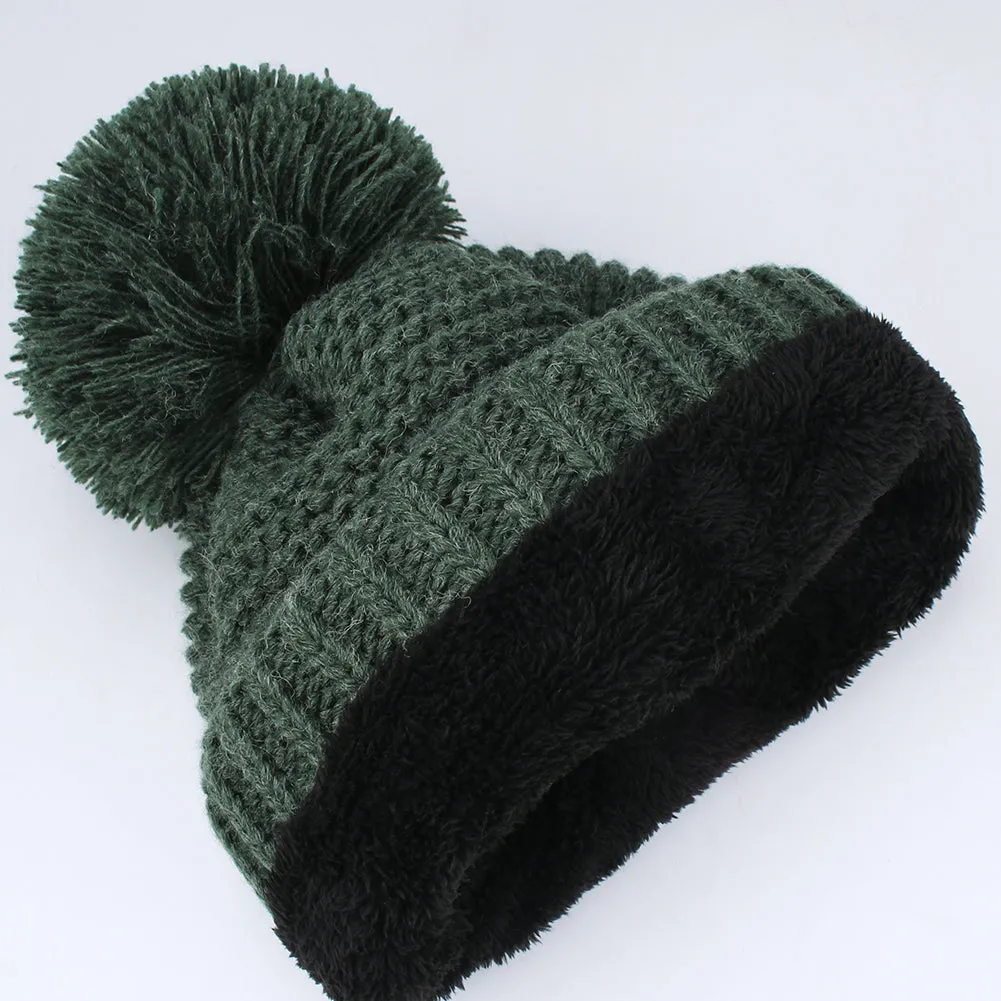 FURTALK Winter Women  Yarn Pom Pom HAT HTWL095