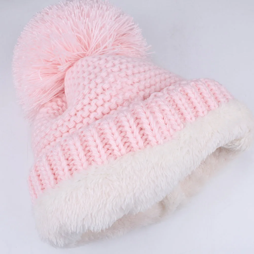 FURTALK Winter Women  Yarn Pom Pom HAT HTWL095