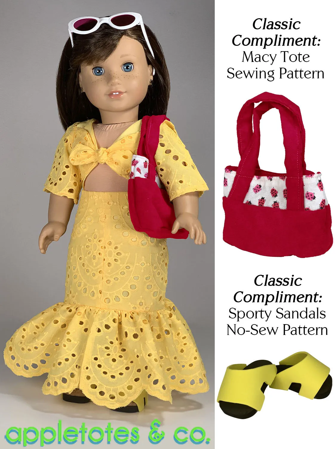 Giada Dress 18 Inch Doll Sewing Pattern