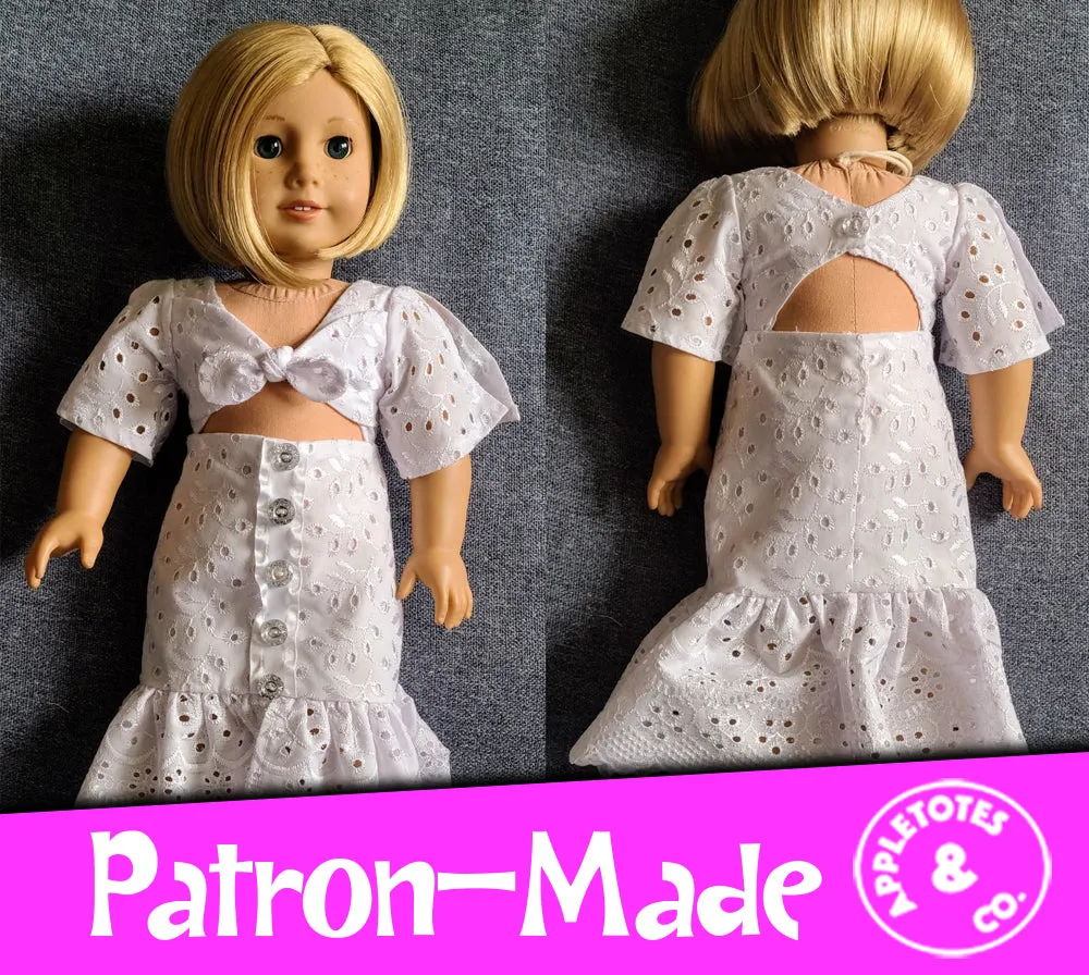 Giada Dress 18 Inch Doll Sewing Pattern