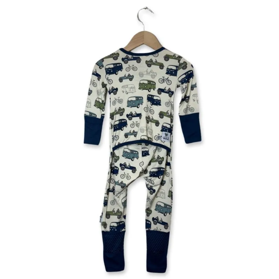 Going Places Adaptive Tube Access with snaps Day to Night Romper