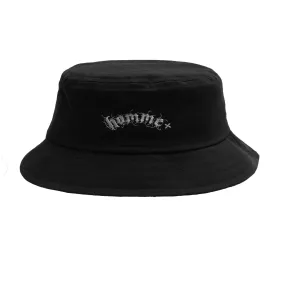 Gothic Print Bucket Hat