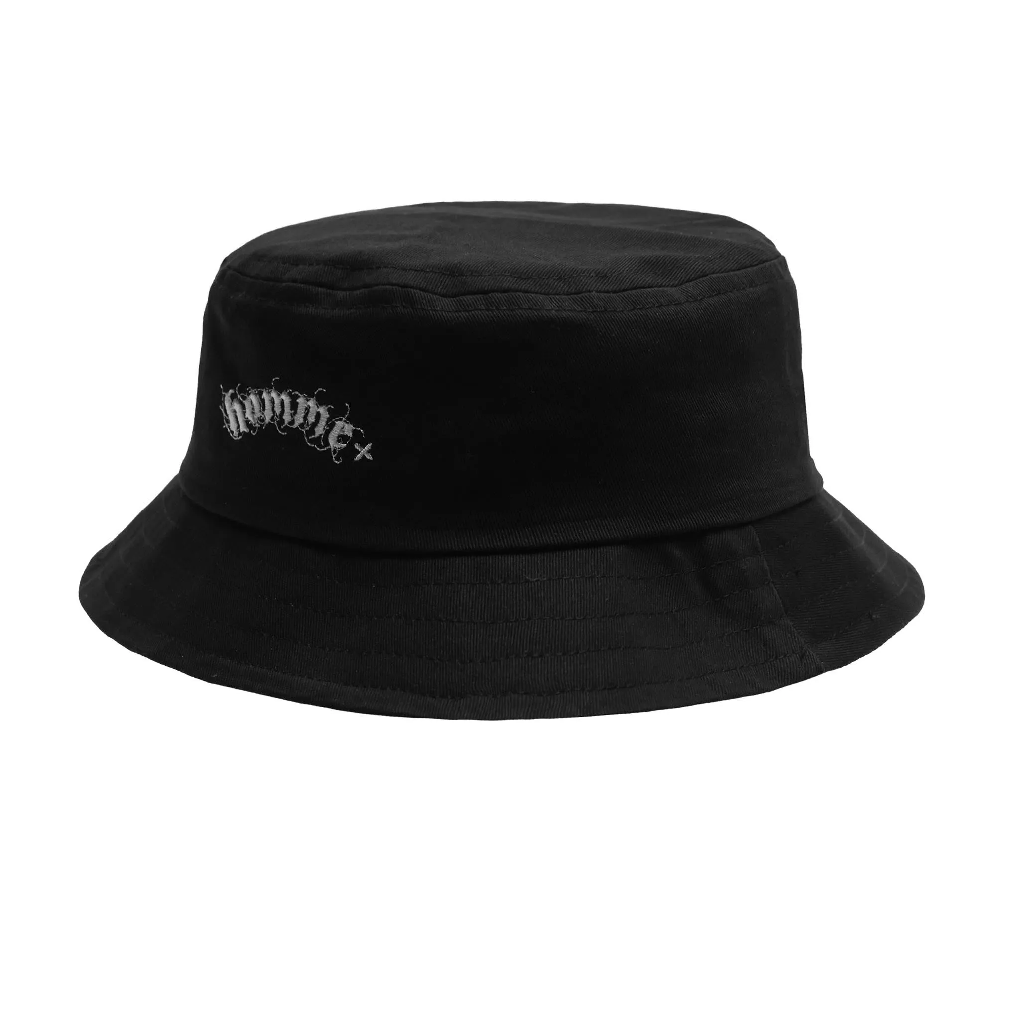 Gothic Print Bucket Hat