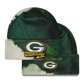 Green Bay Packers Sideline Ink Dye Cuffed Knit Hat