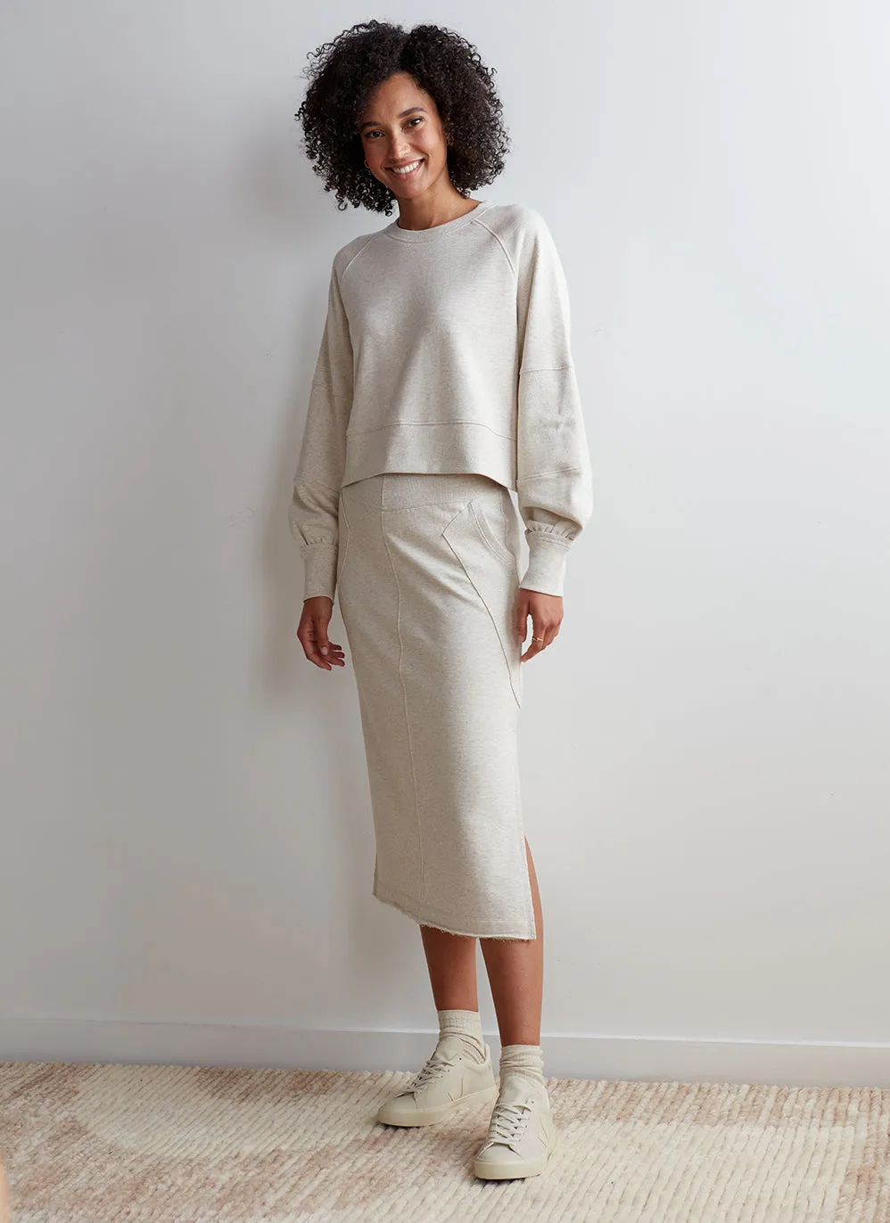 Heathered Kenny Skirt