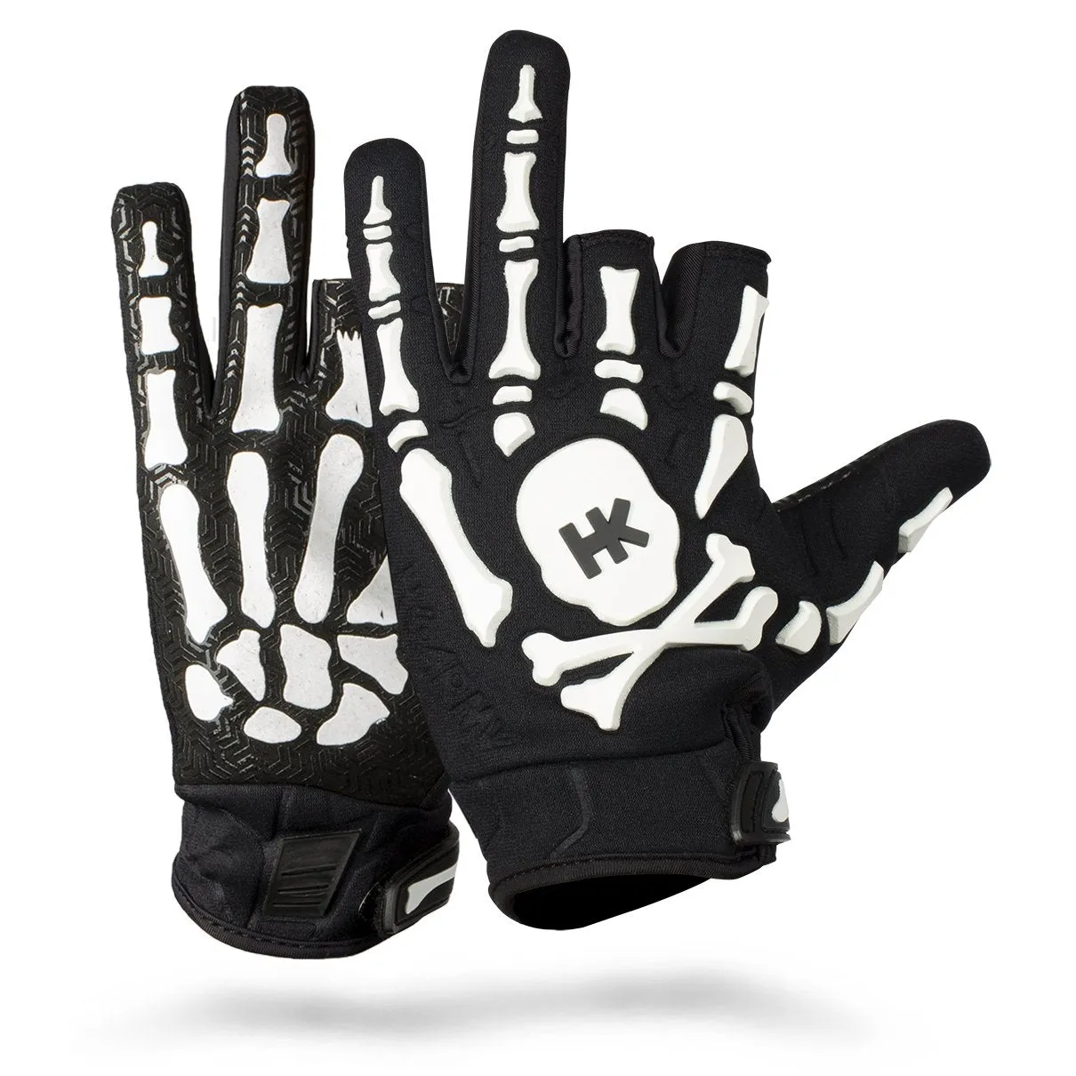 HK ARMY Bones Gloves - White