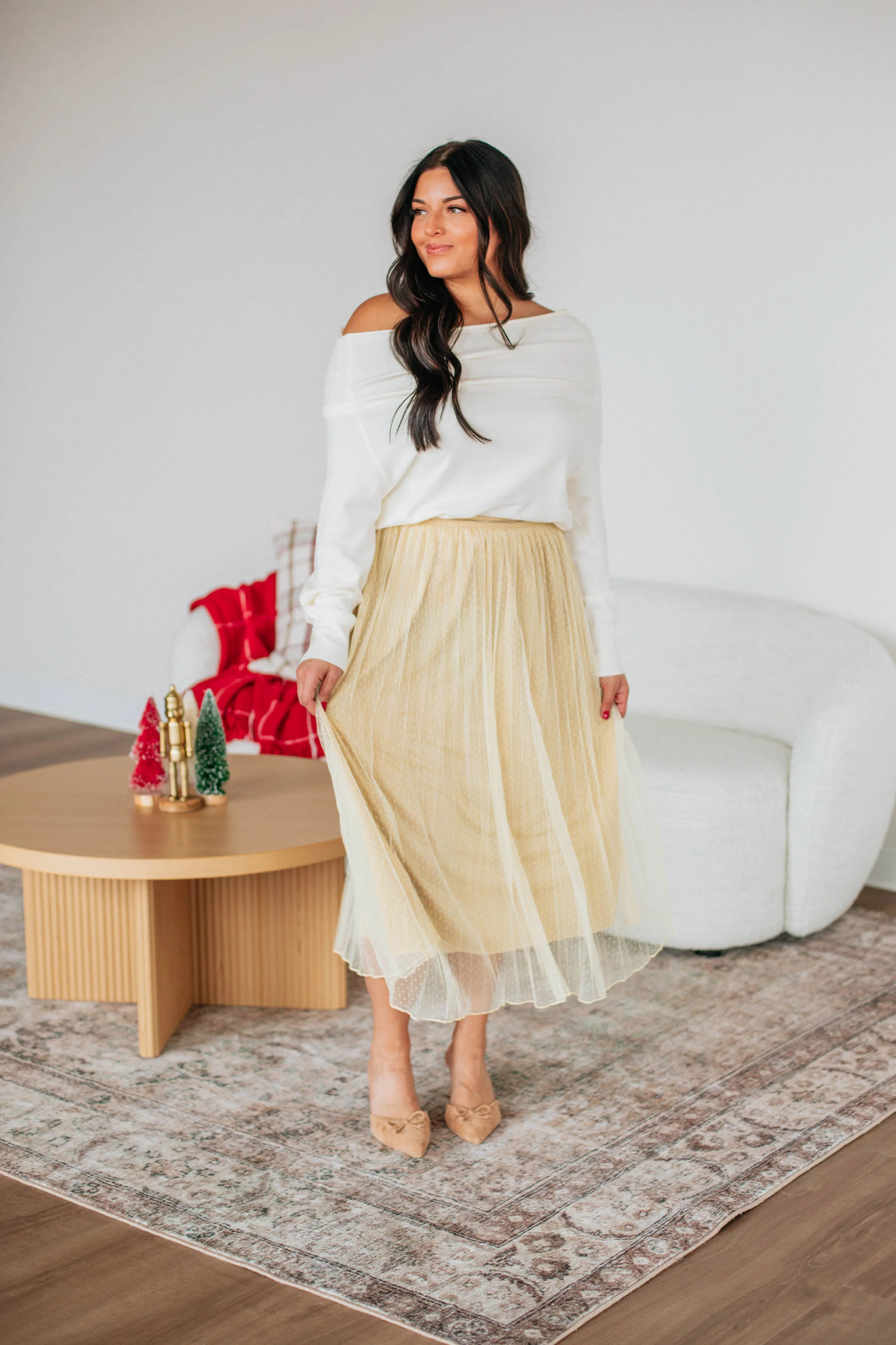 Holidazzle Midi Skirt