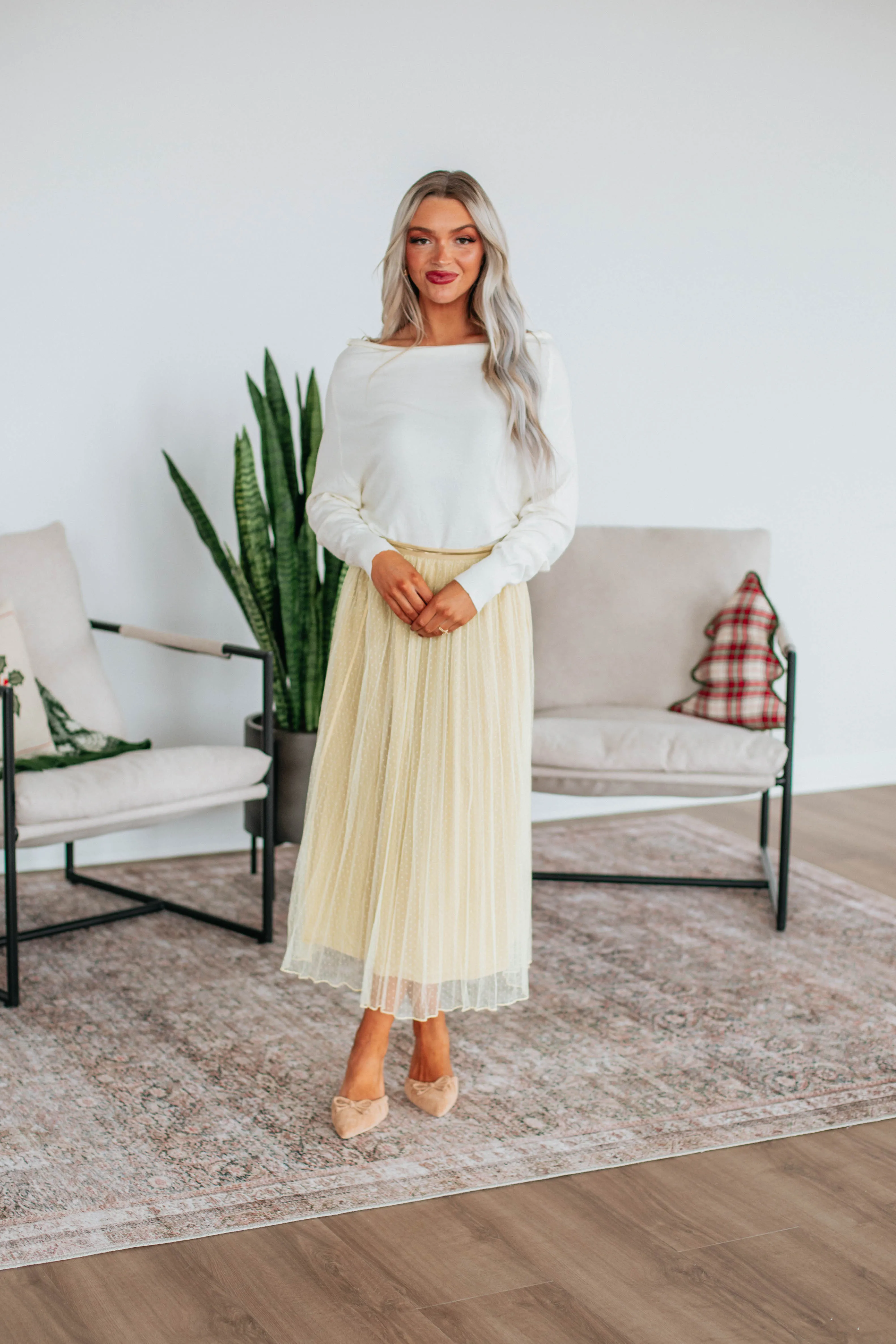 Holidazzle Midi Skirt