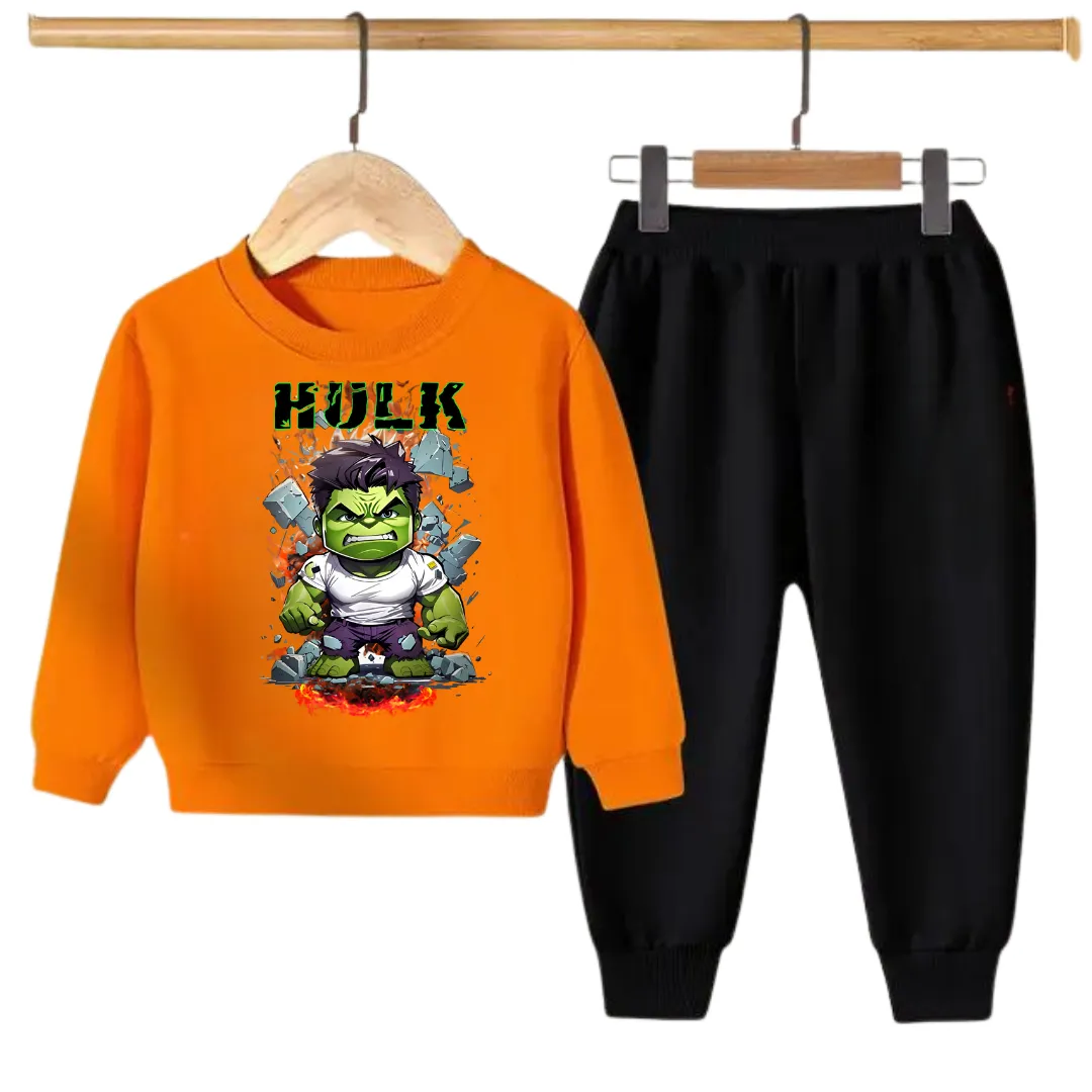 HULK PRINTED SWEATSHIRT SET