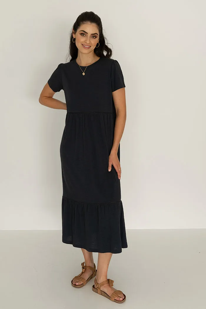 Humidity - Harmony Dress in Navy and Powder Blue