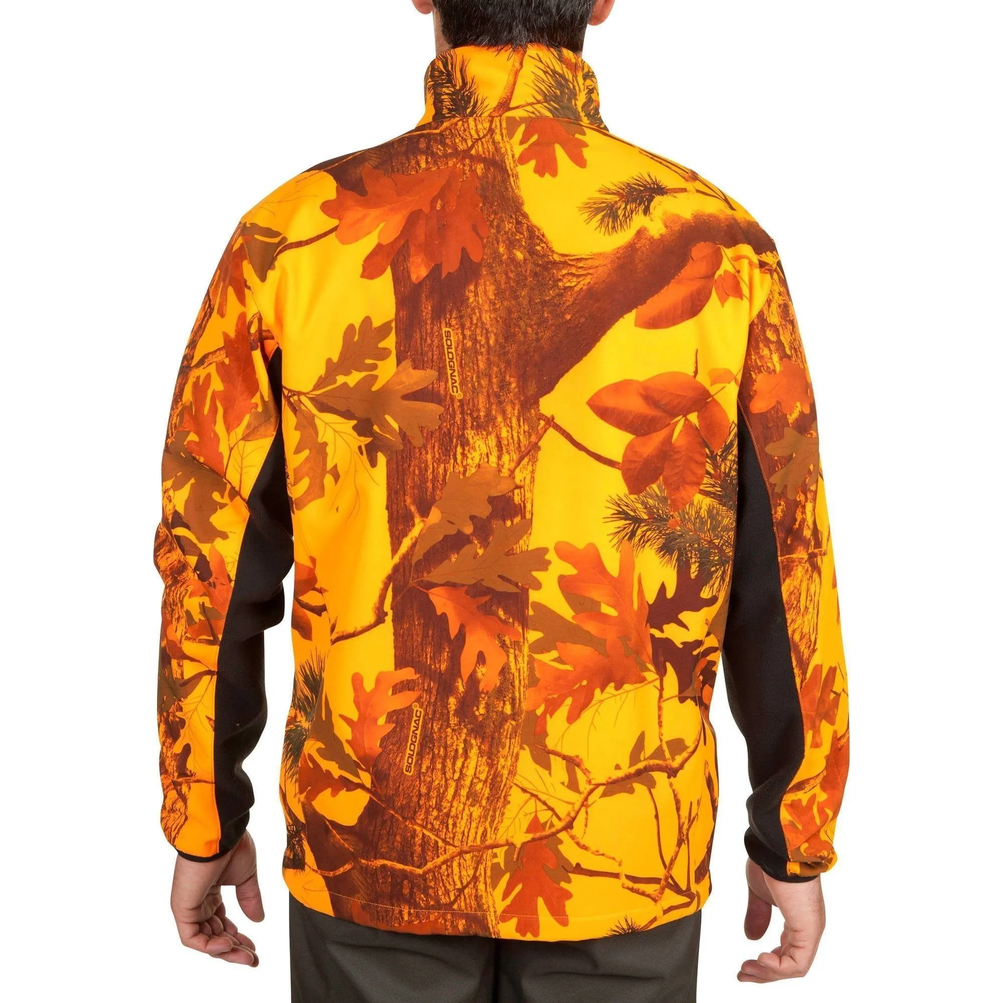 Hunting Jacket Softshell Neon Camo Sibir 500