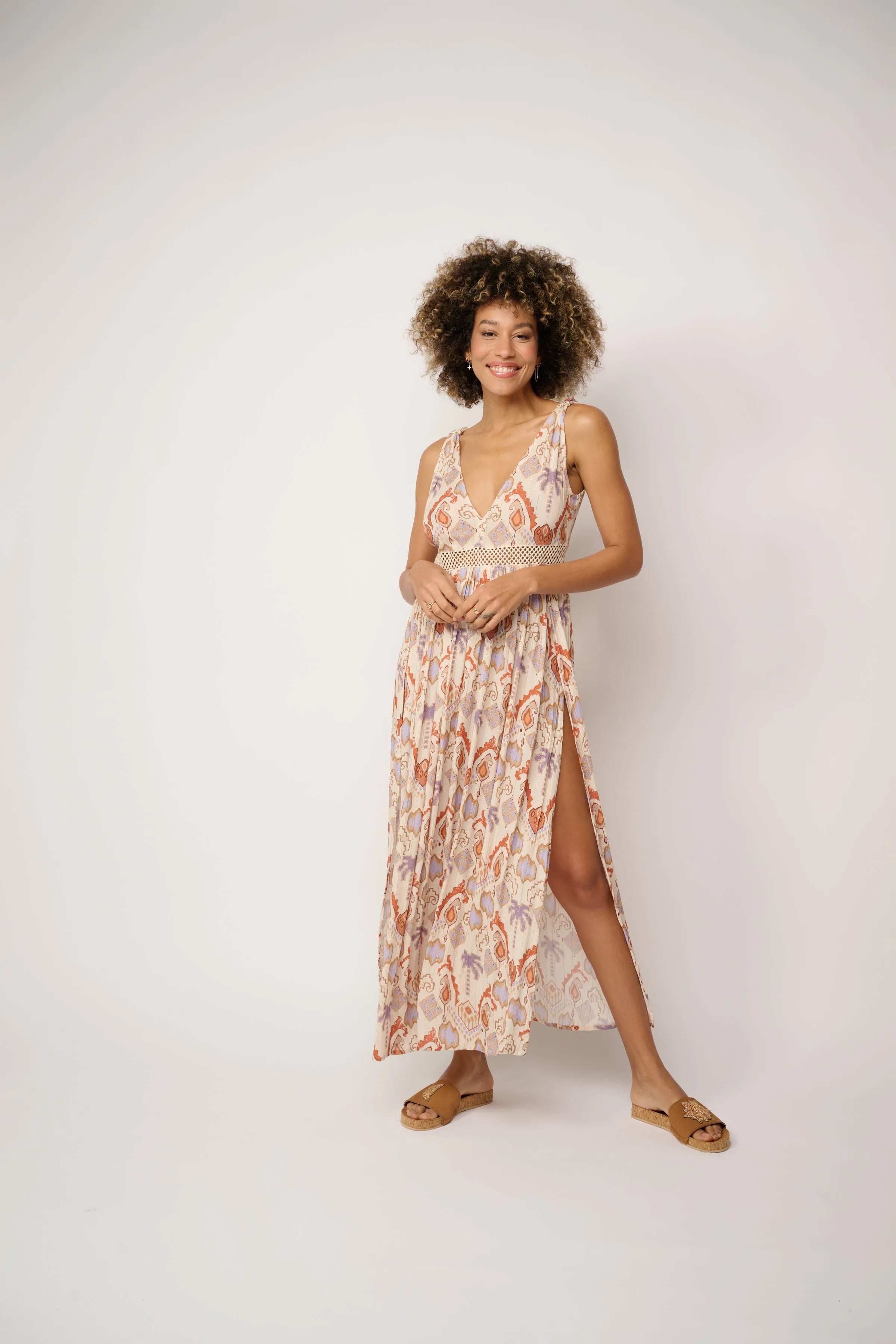 Ikat Maxi Dress