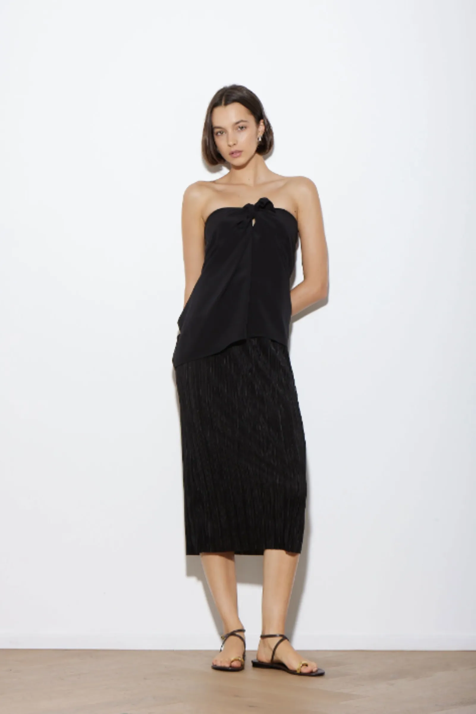 Imagawa Tube Midi Skirt - Black