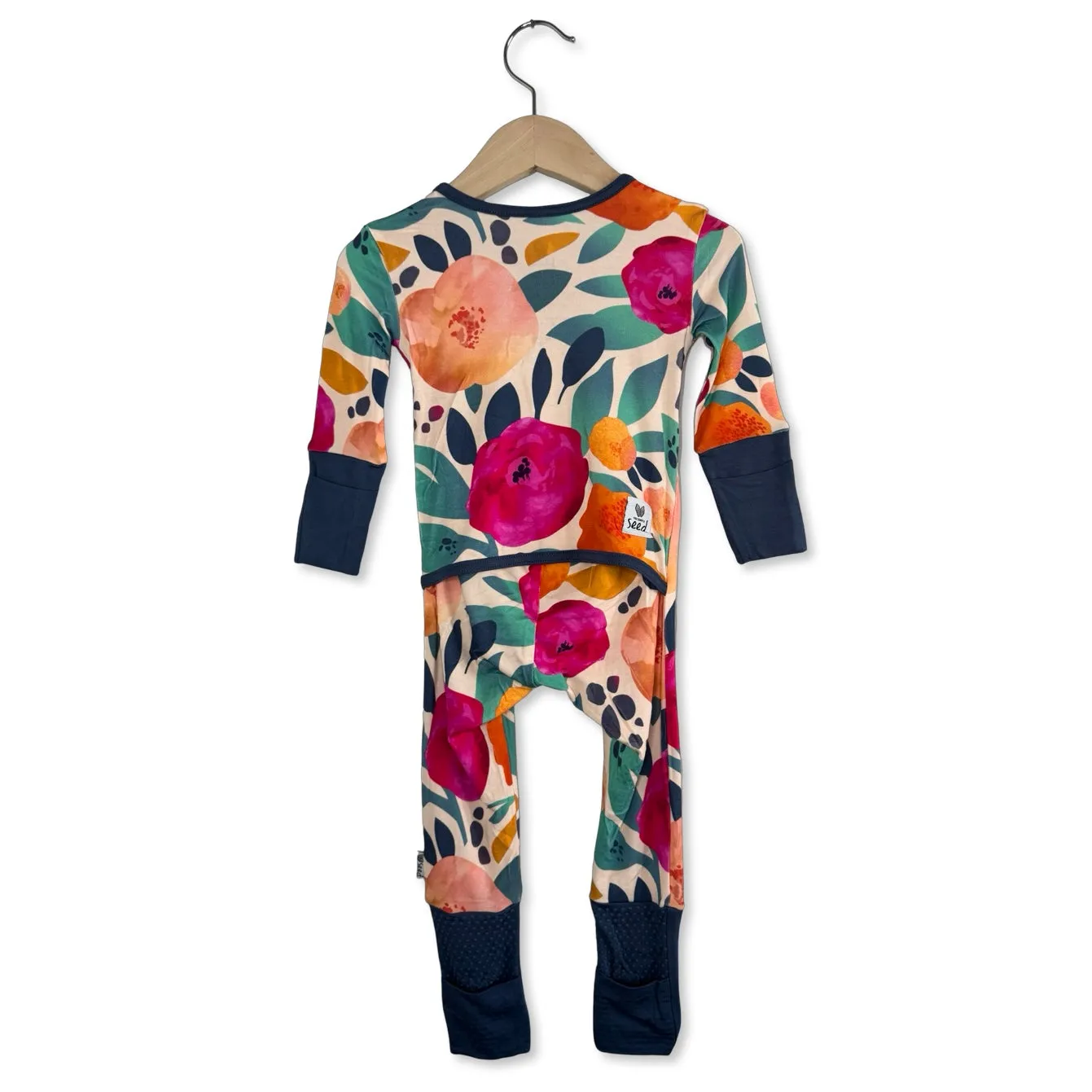 In Full Bloom Adaptive Tube Access with snaps Kid's Day to Night Romper