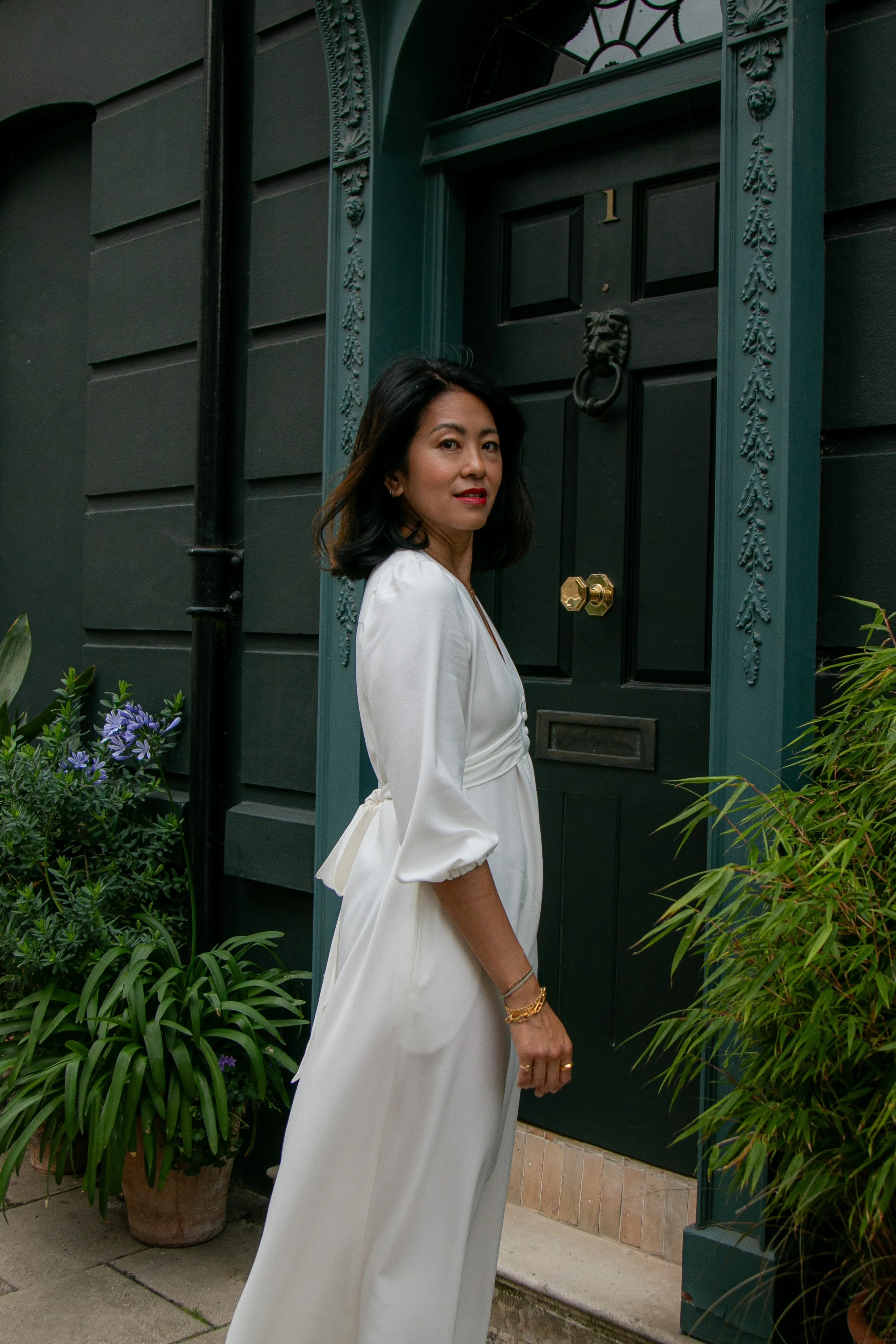 Ivory Abigail Dress by Elaine Bernstein