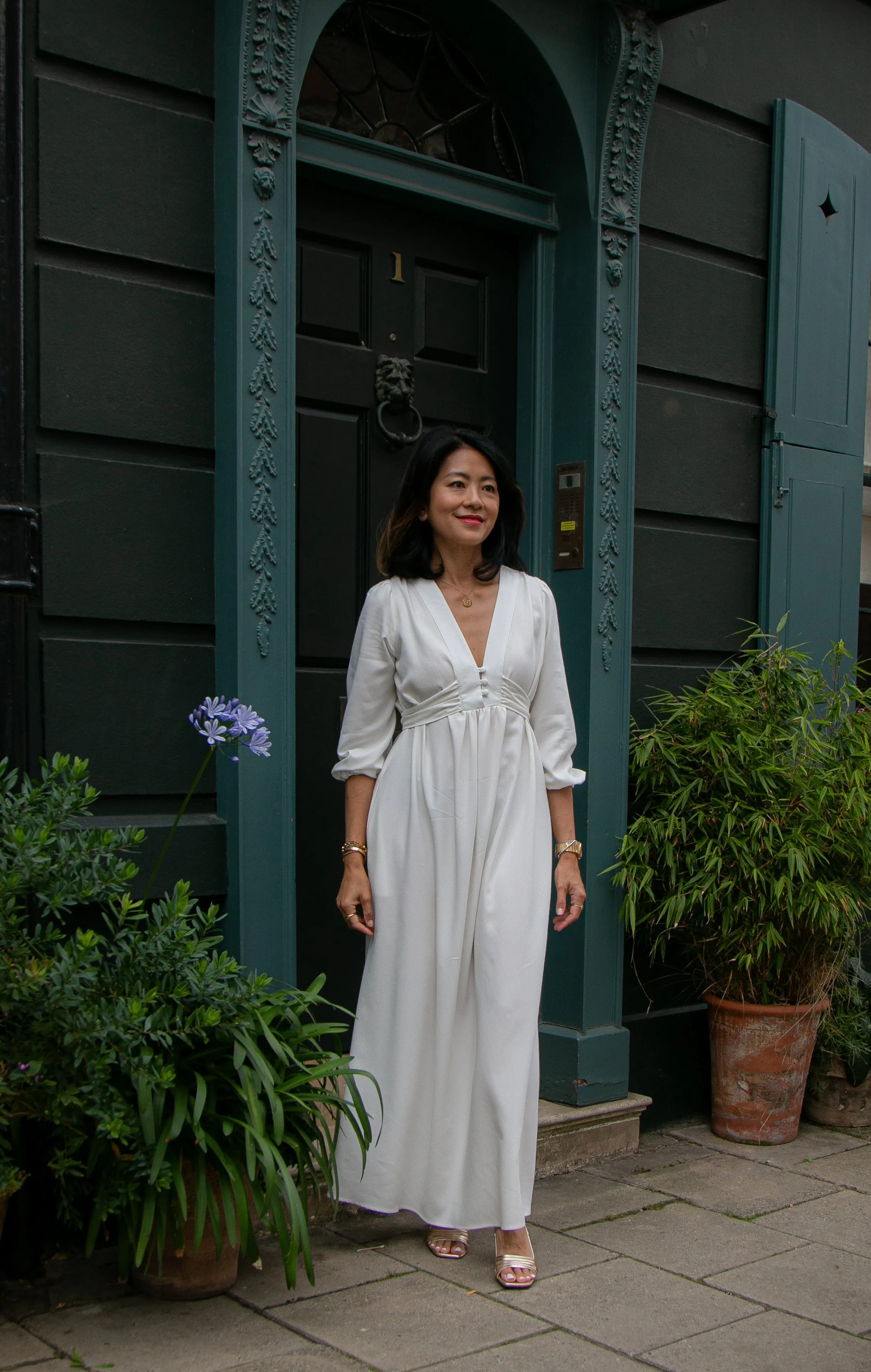 Ivory Abigail Dress by Elaine Bernstein