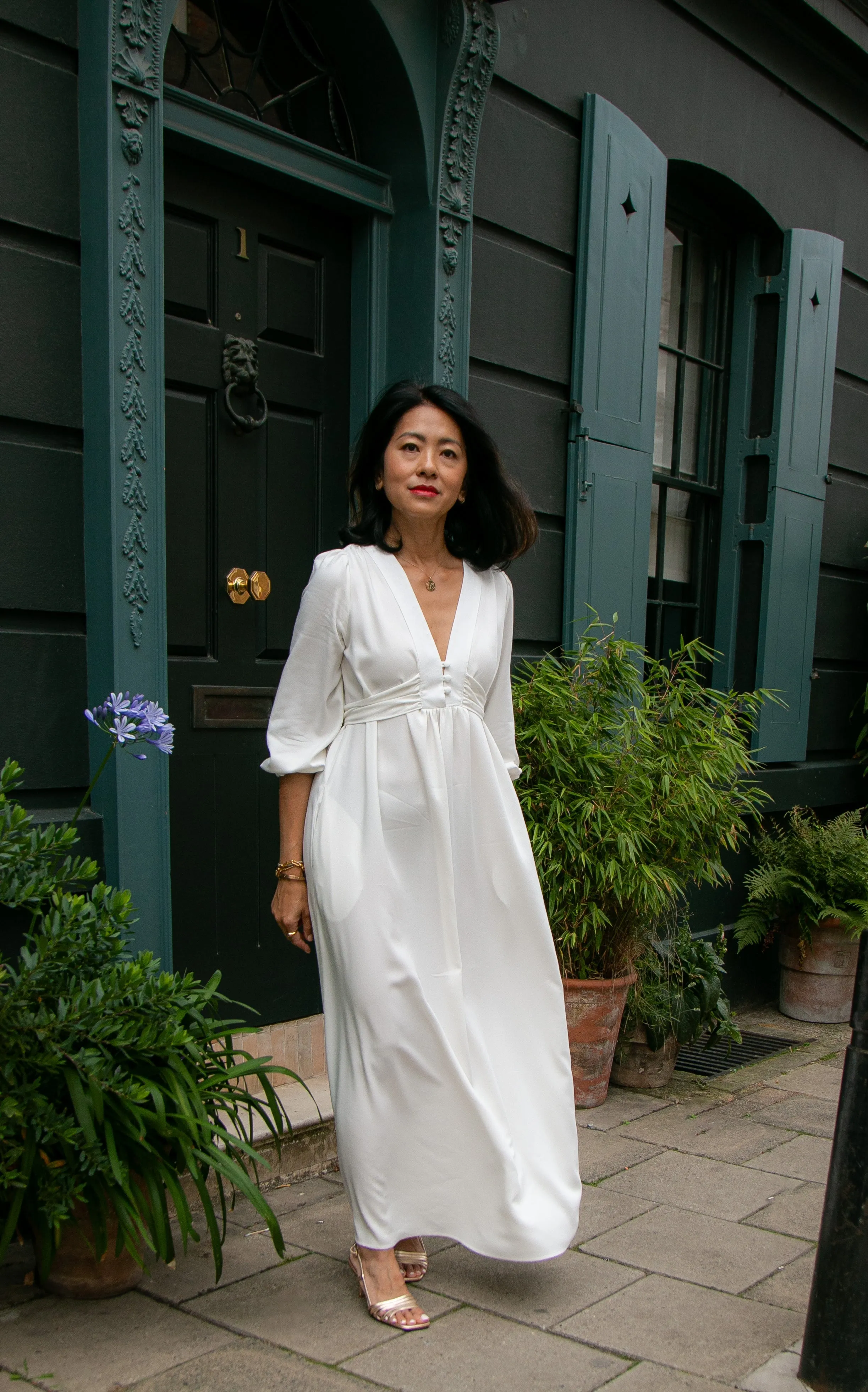 Ivory Abigail Dress by Elaine Bernstein