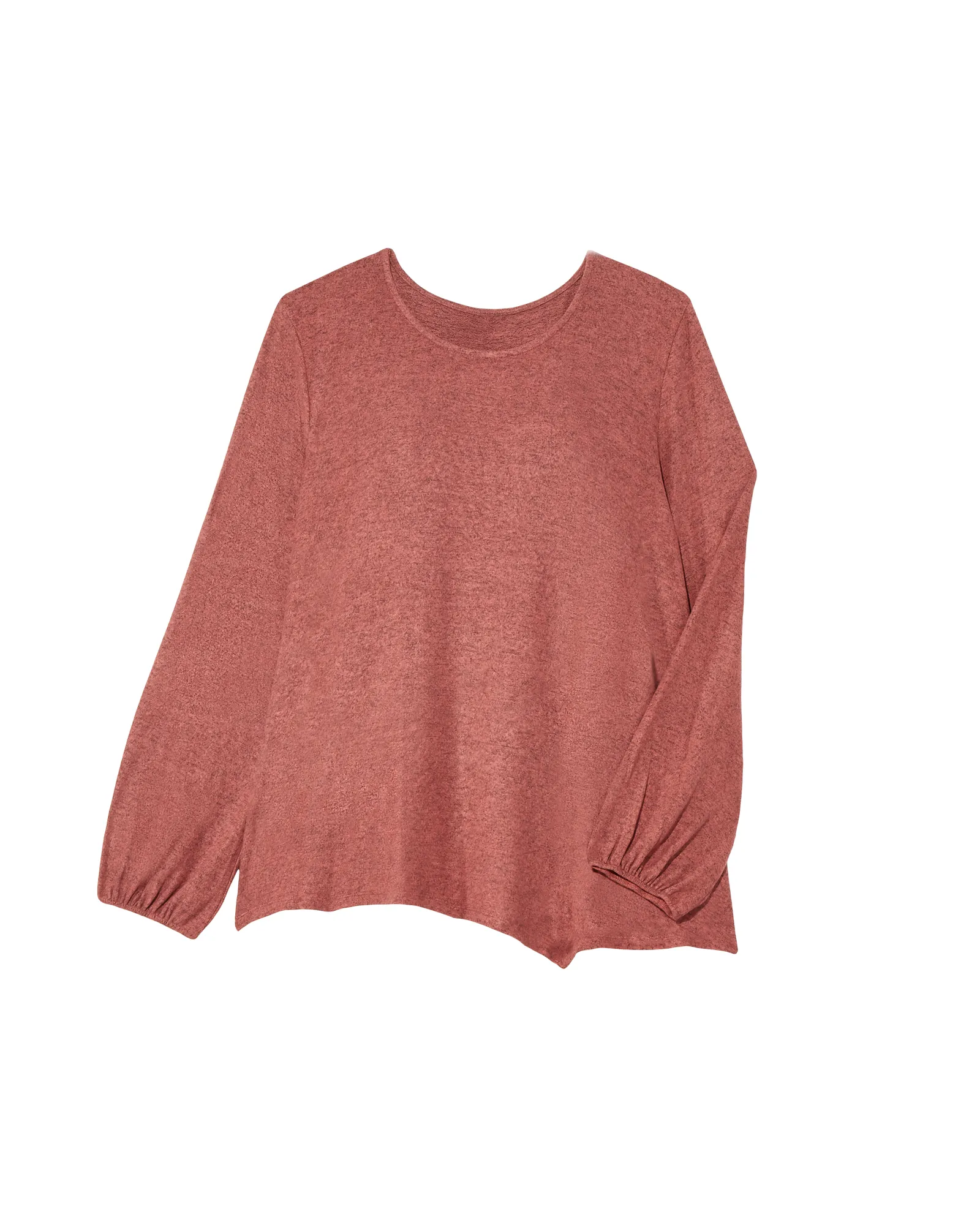 Jill Cozy Knit Top | Coral