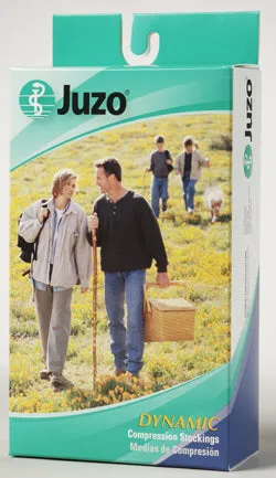 Juzo 3512 AD Dynamic Unisex Open Toe Knee Highs w/ Silicone Top Band 30-40 mmHg