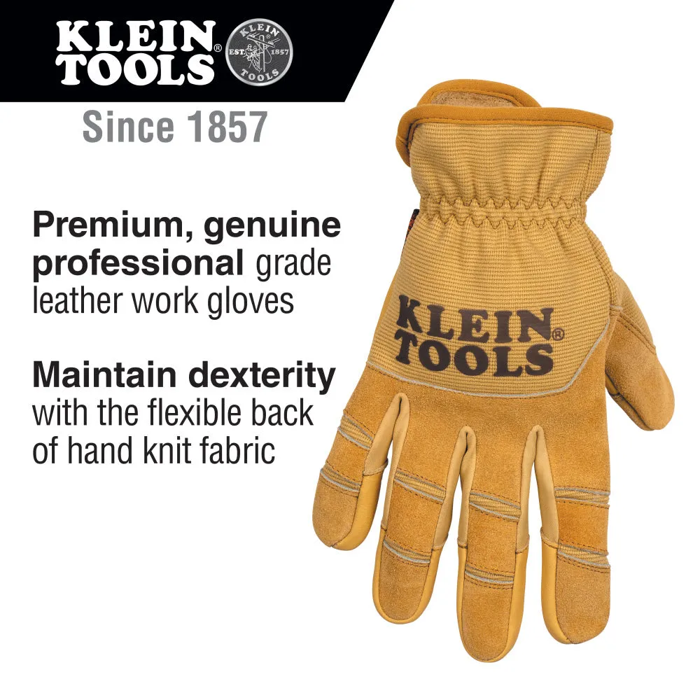 Klein 60606 Leather All Purpose Gloves, Small