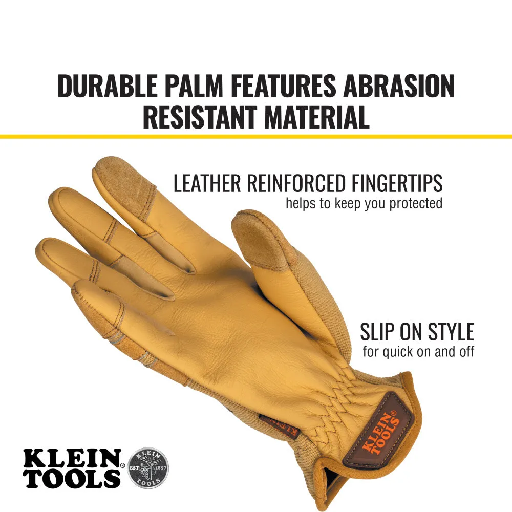 Klein 60606 Leather All Purpose Gloves, Small