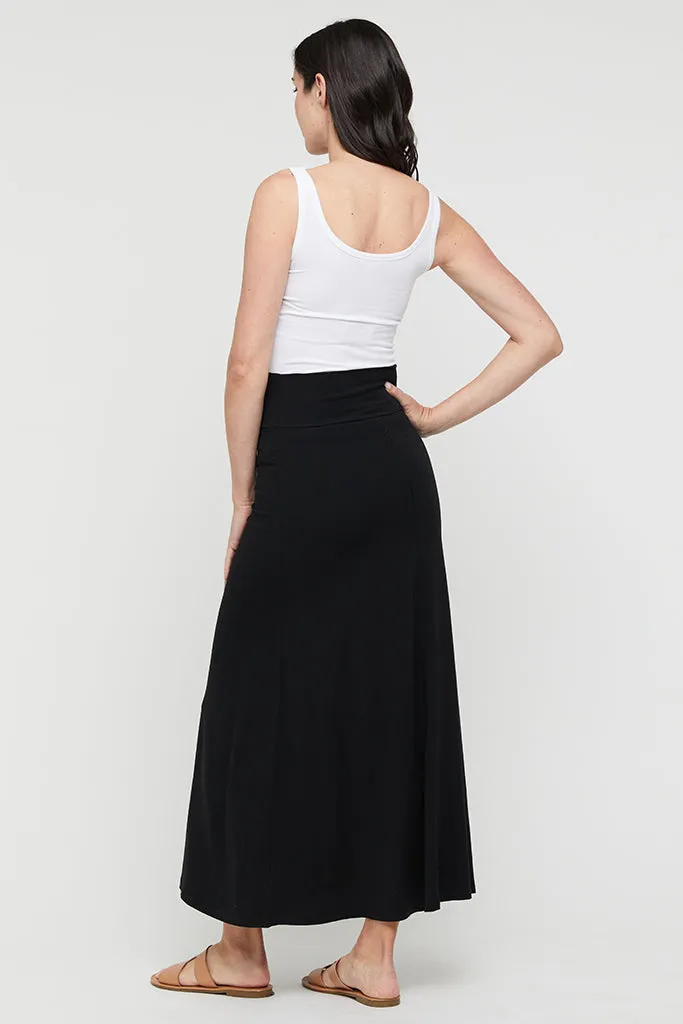 Lana Long Skirt - Black