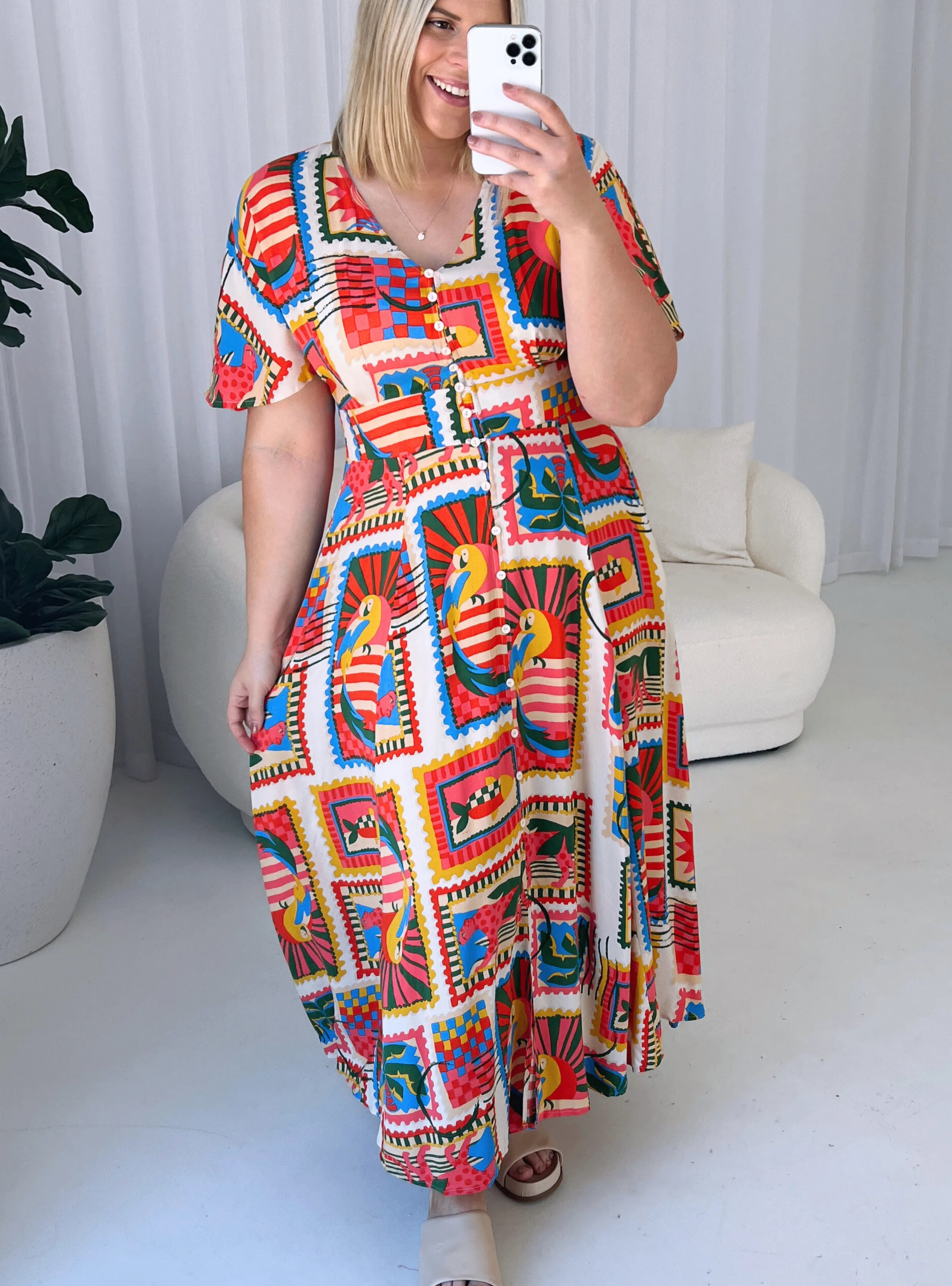 LEILANI MAXI DRESS - Multi