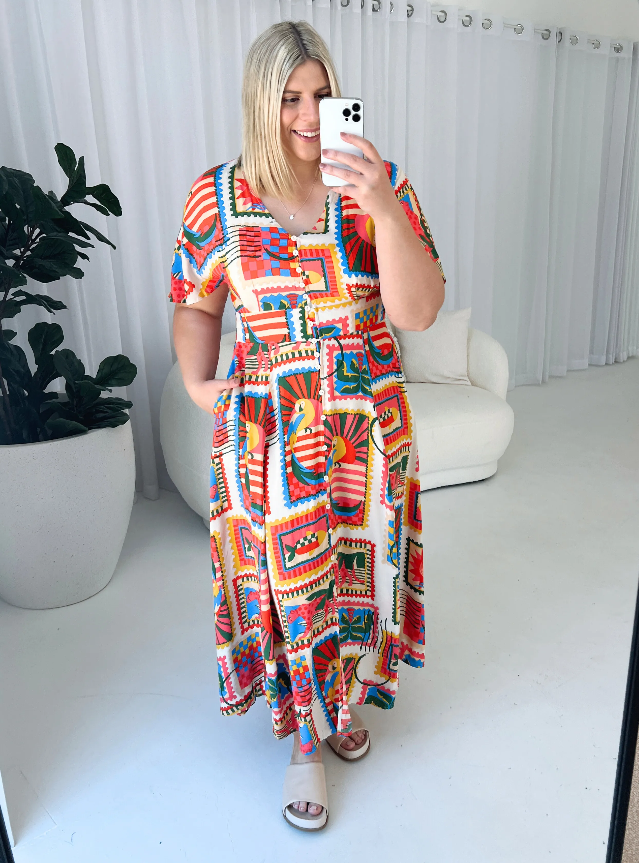 LEILANI MAXI DRESS - Multi